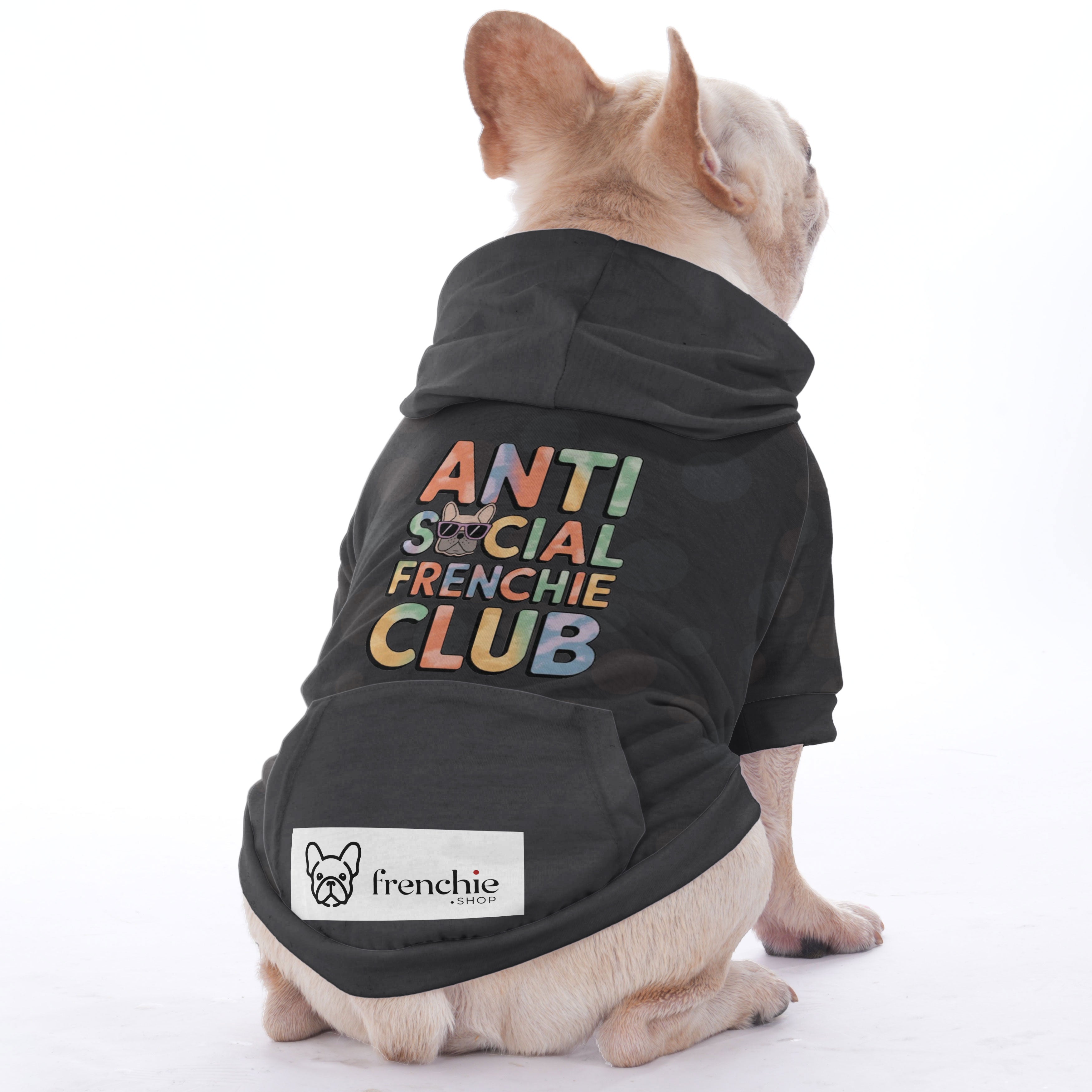 Anti French Bulldog Cozy Hoodie for Brachycephalic Dogs-fadou