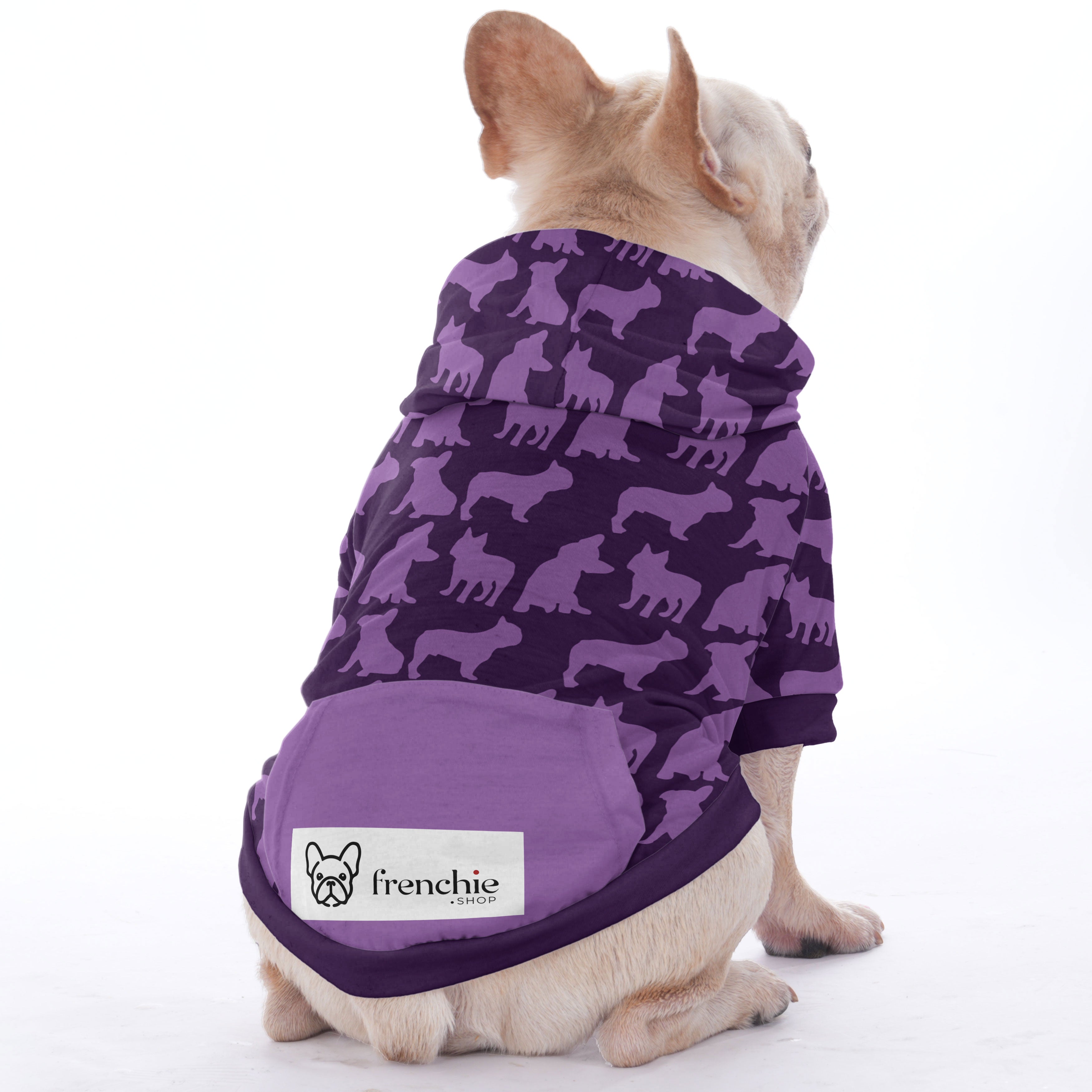 Groucho French Bulldog Cozy Hoodie for Short-Nosed Dogs-fadou