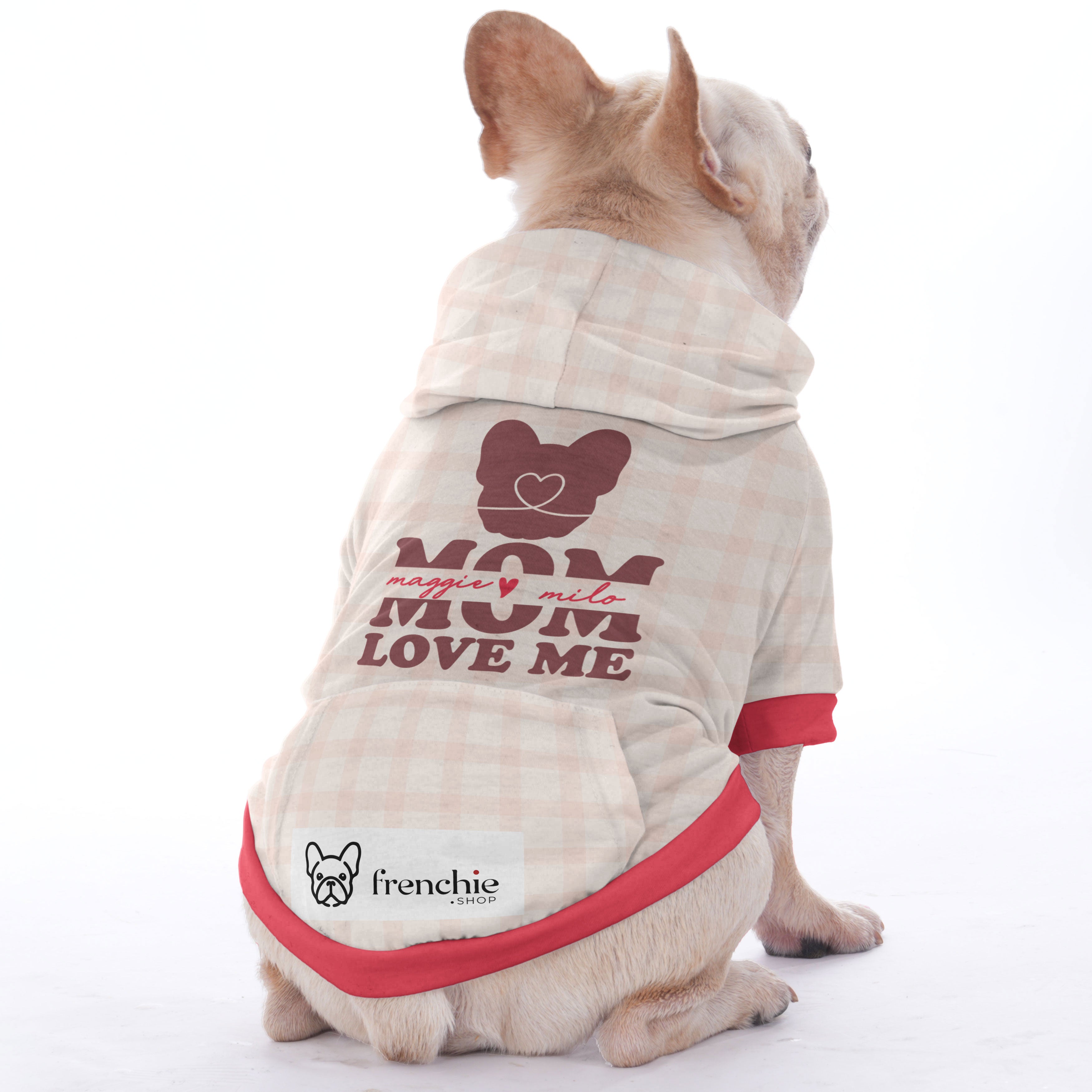 French Bulldog Custom Pet Sweatshirt for Flat-Face Breeds-fadou