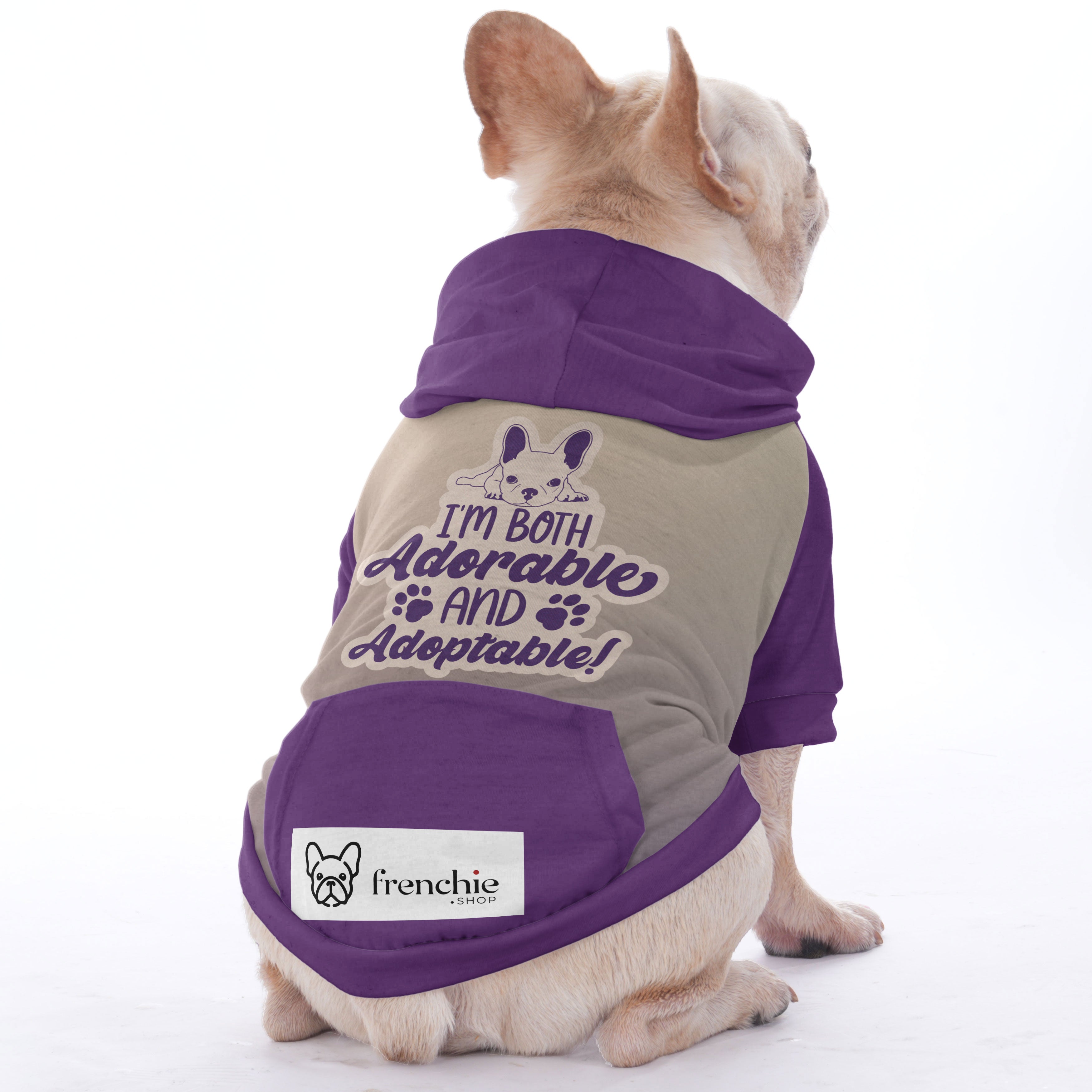 French Bulldog Adorable Pet Sweatshirt for Flat-Face Breeds-fadou