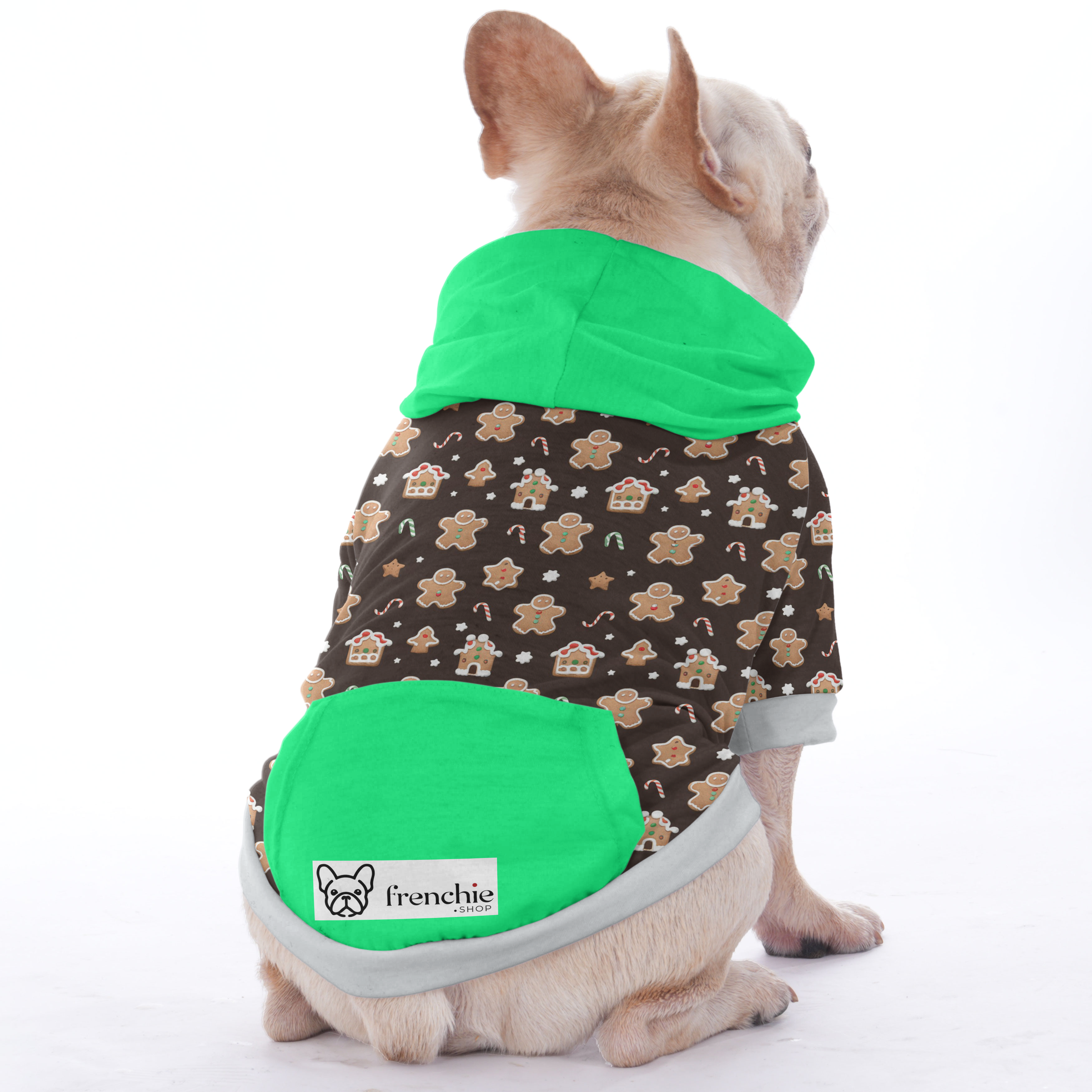 Limo French Bulldog Fleece Hoodie for Brachycephalic Dogs-fadou