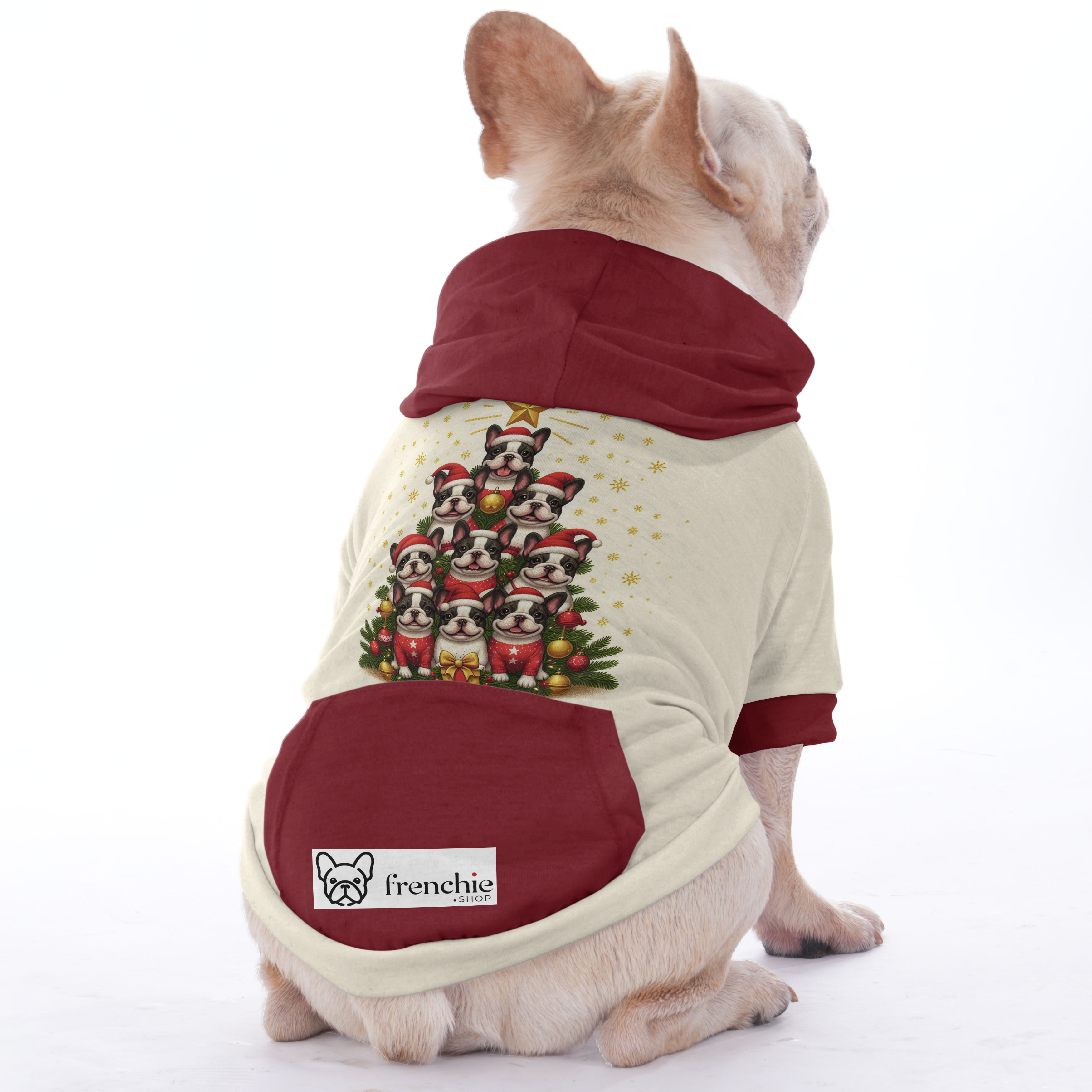 Sissy French Bulldog Fleece Hoodie for Frenchie Enthusiasts-fadou