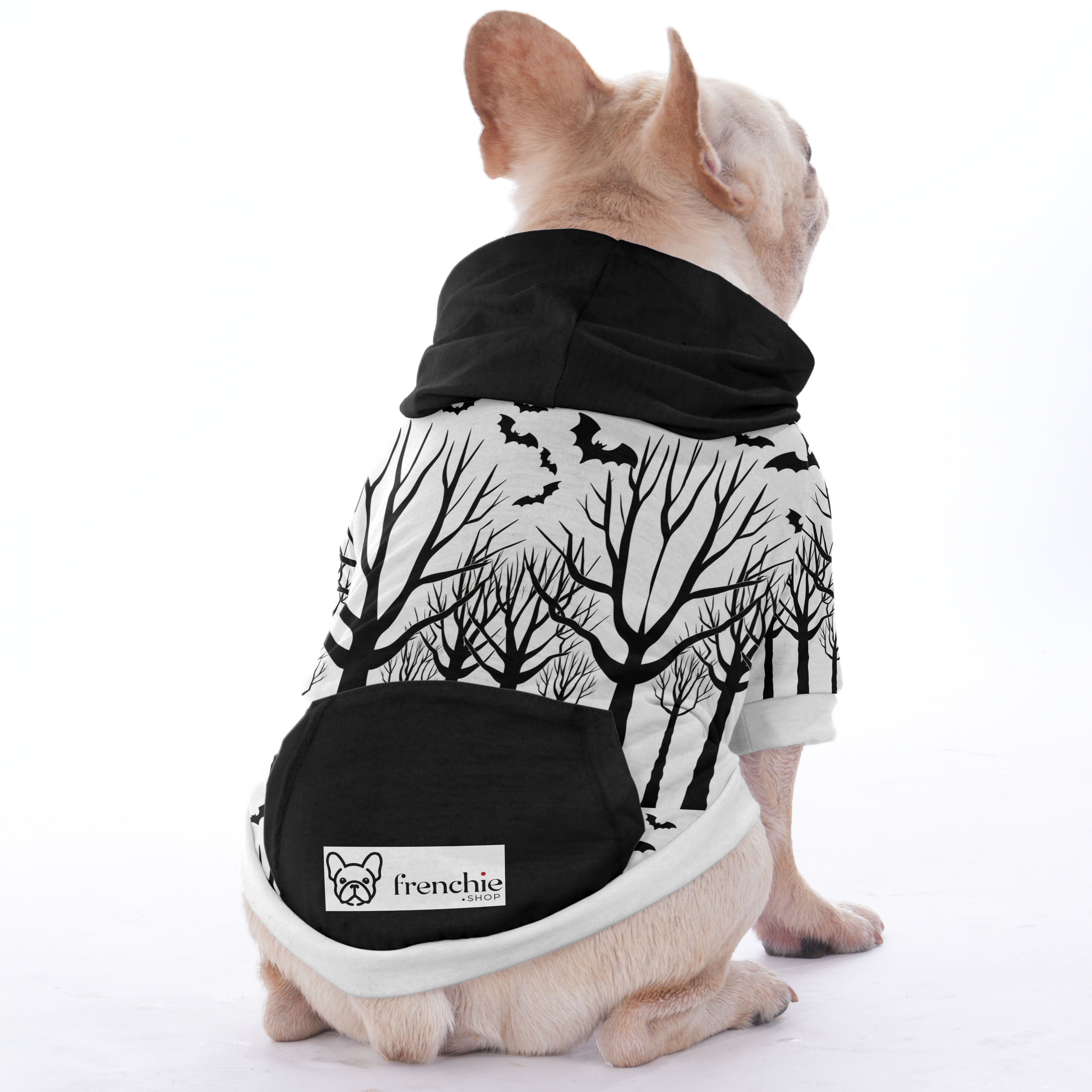 Chi French Bulldog Fleece Hoodie for Brachycephalic Dogs-fadou