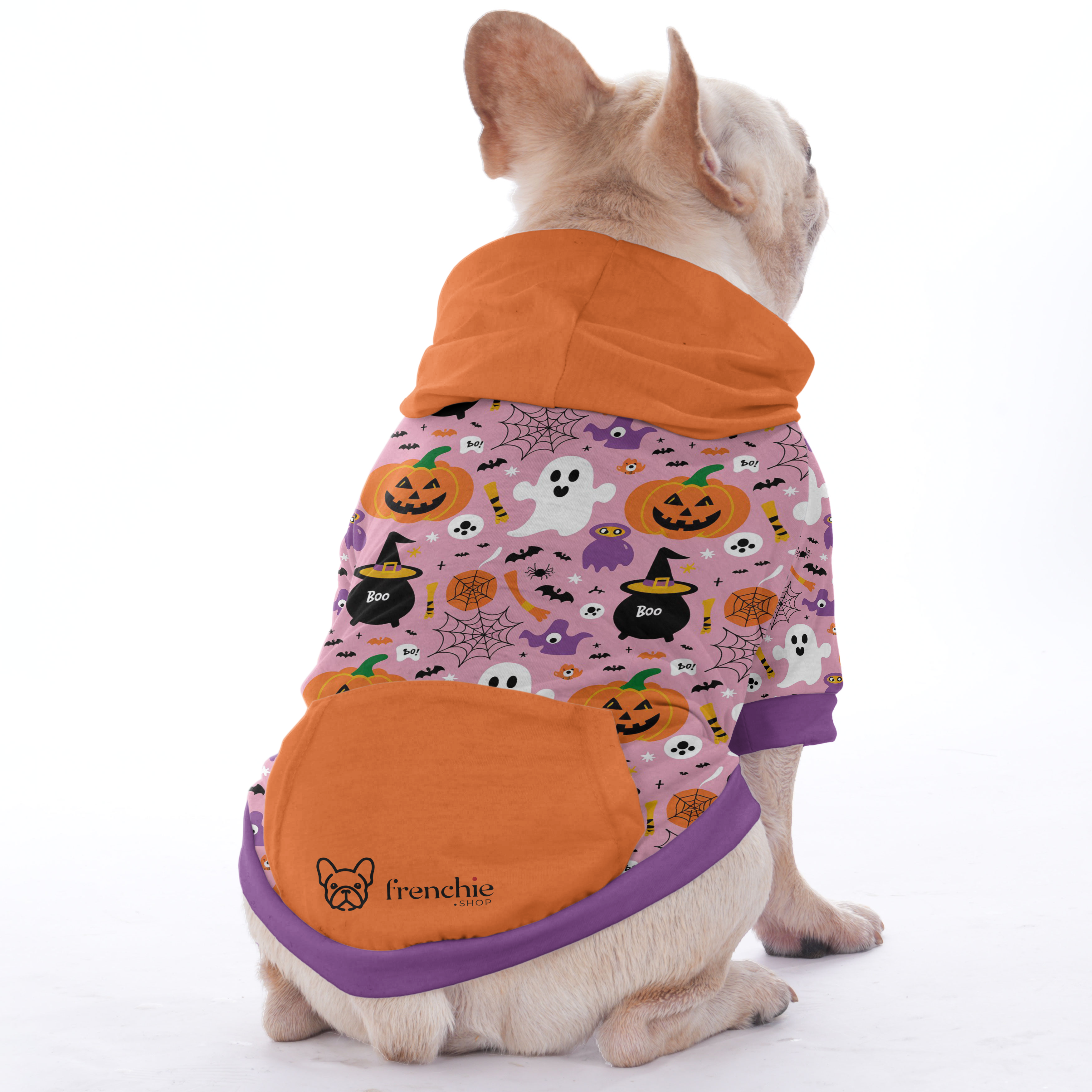 Checo French Bulldog Fleece Hoodie for Training Sessions-fadou