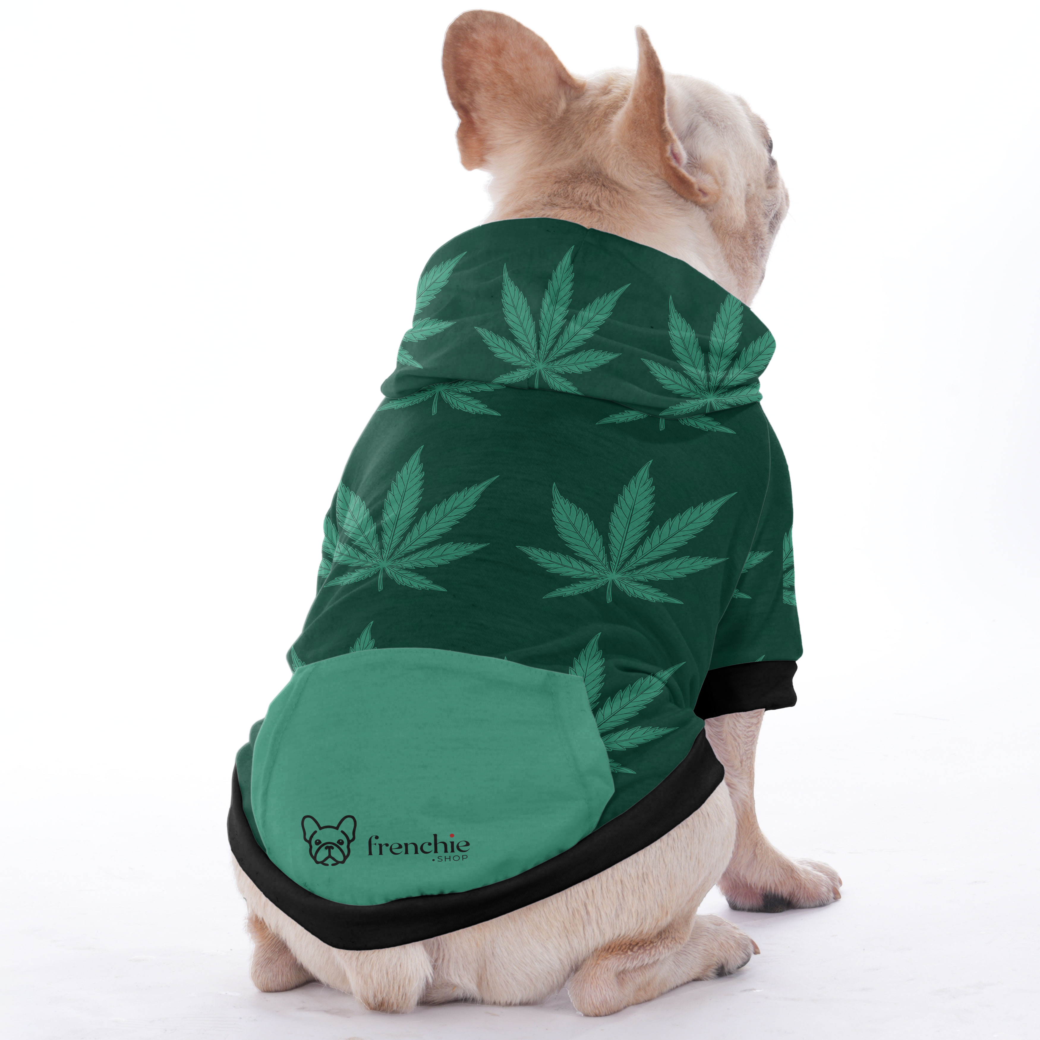 Toby French Bulldog Fleece Hoodie for Training Sessions-fadou