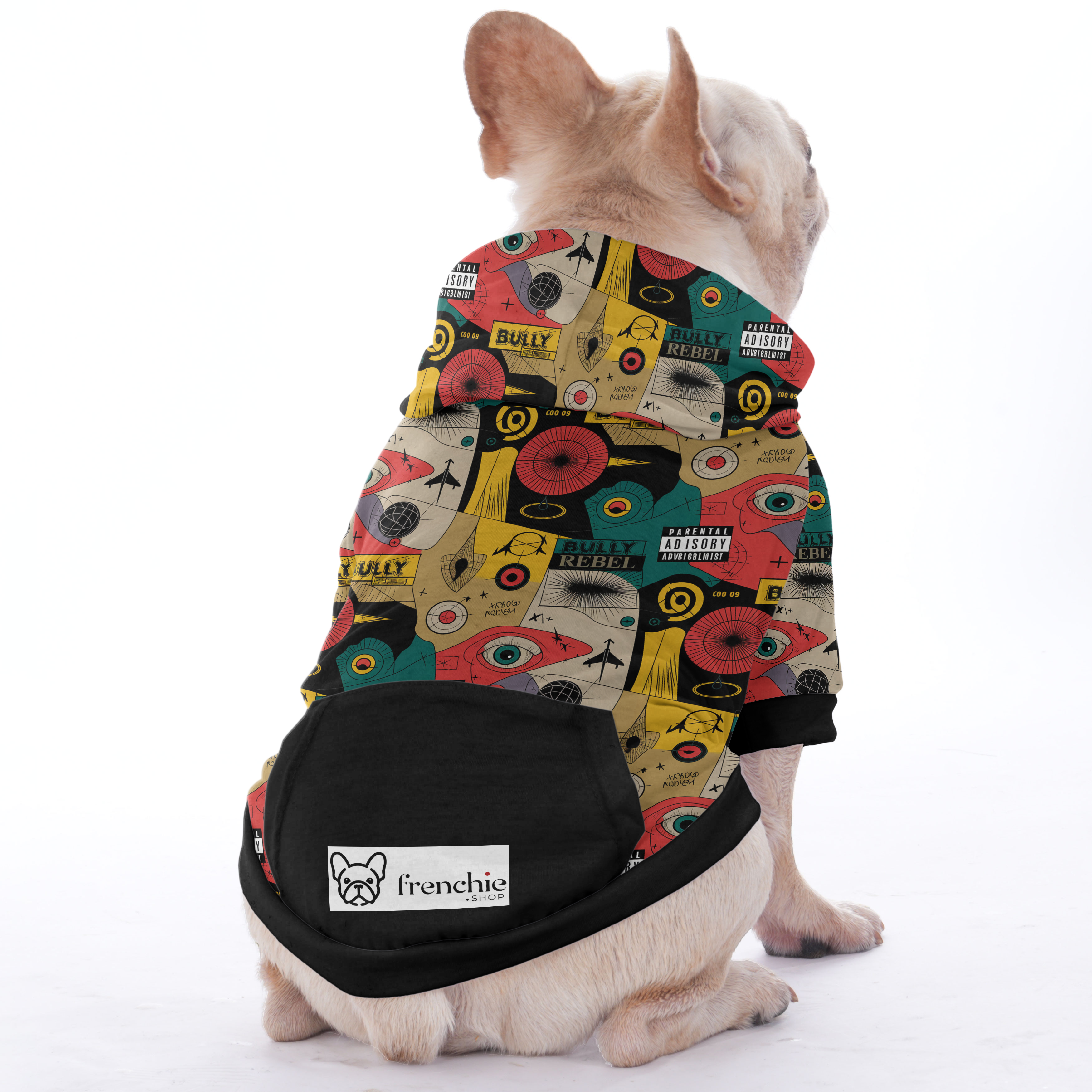 Koda French Bulldog Pet Sweatshirt for Flat-Face Breeds-fadou