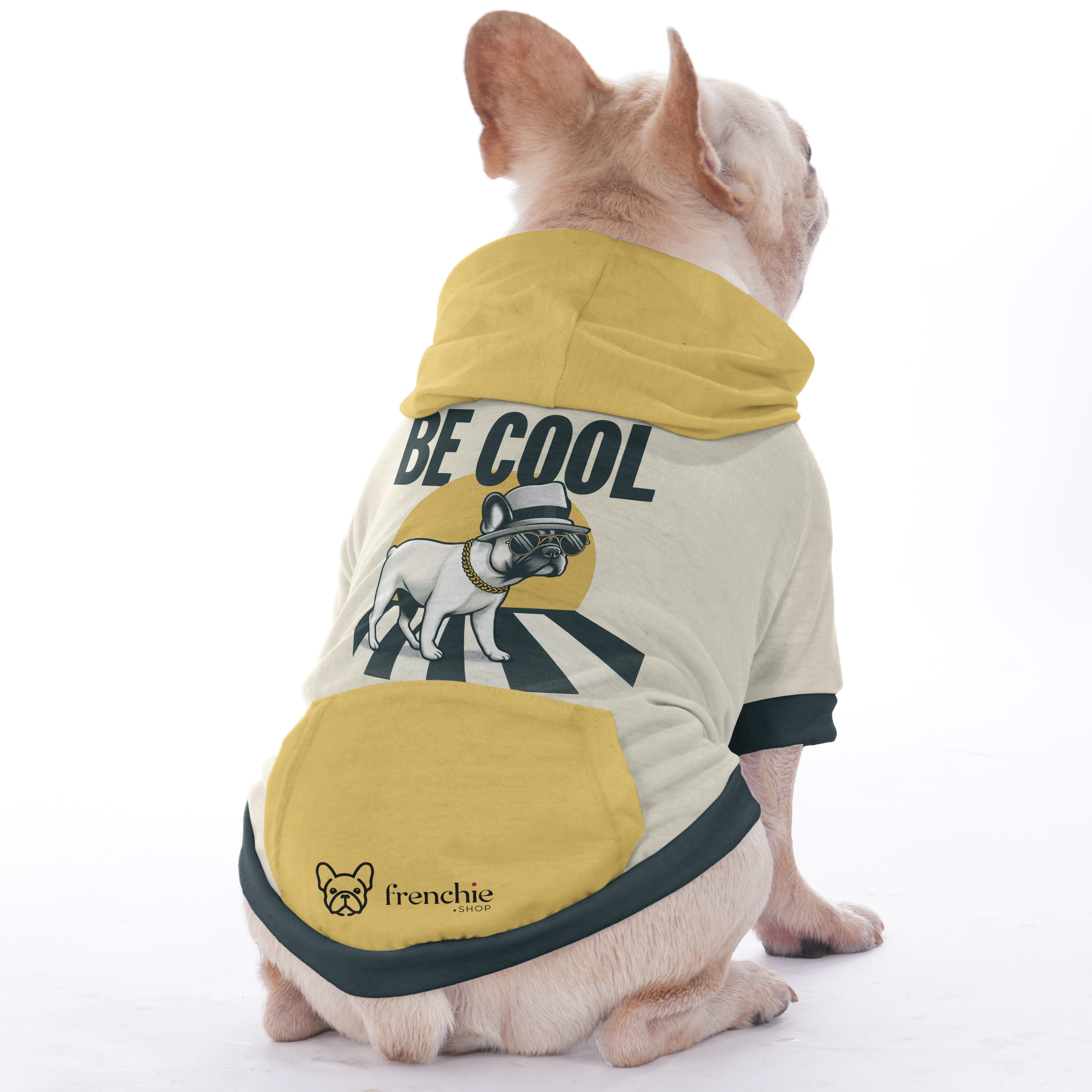 Shelby French Bulldog Fleece Hoodie for Outdoor Adventures-fadou