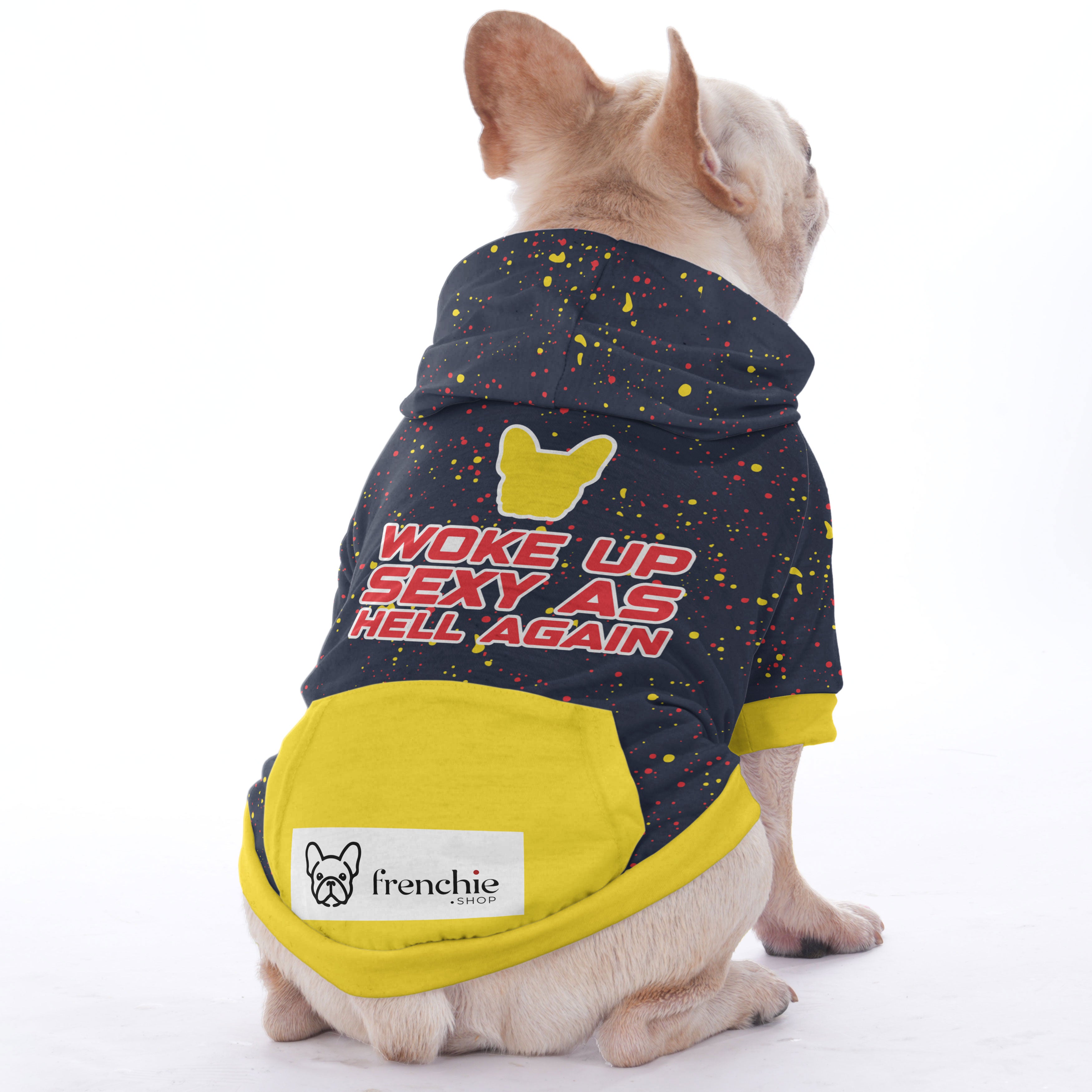 Woke French Bulldog Pet Sweatshirt for Short-Nosed Dogs-fadou
