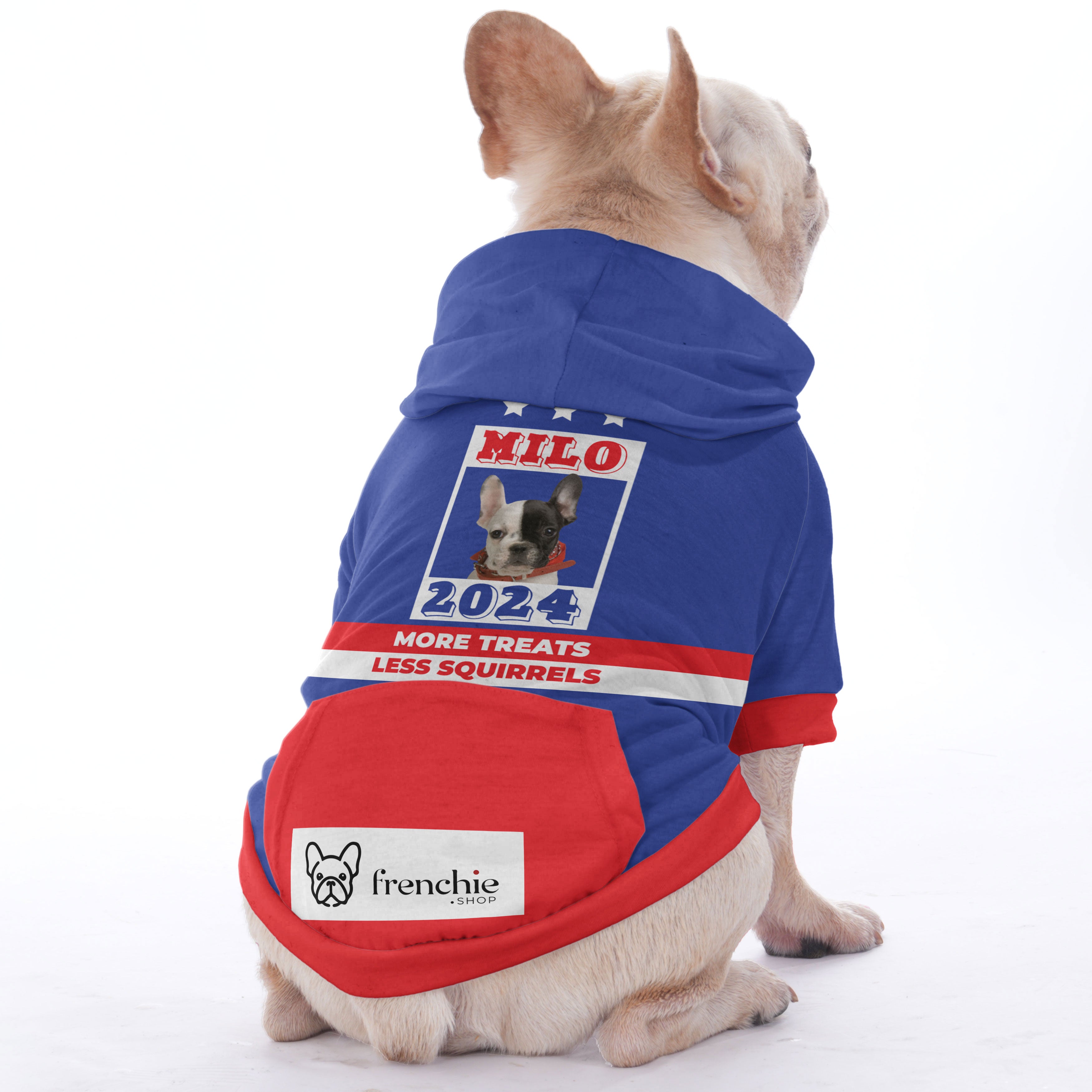 French Bulldog Custom Fleece Hoodie for Training Sessions-fadou