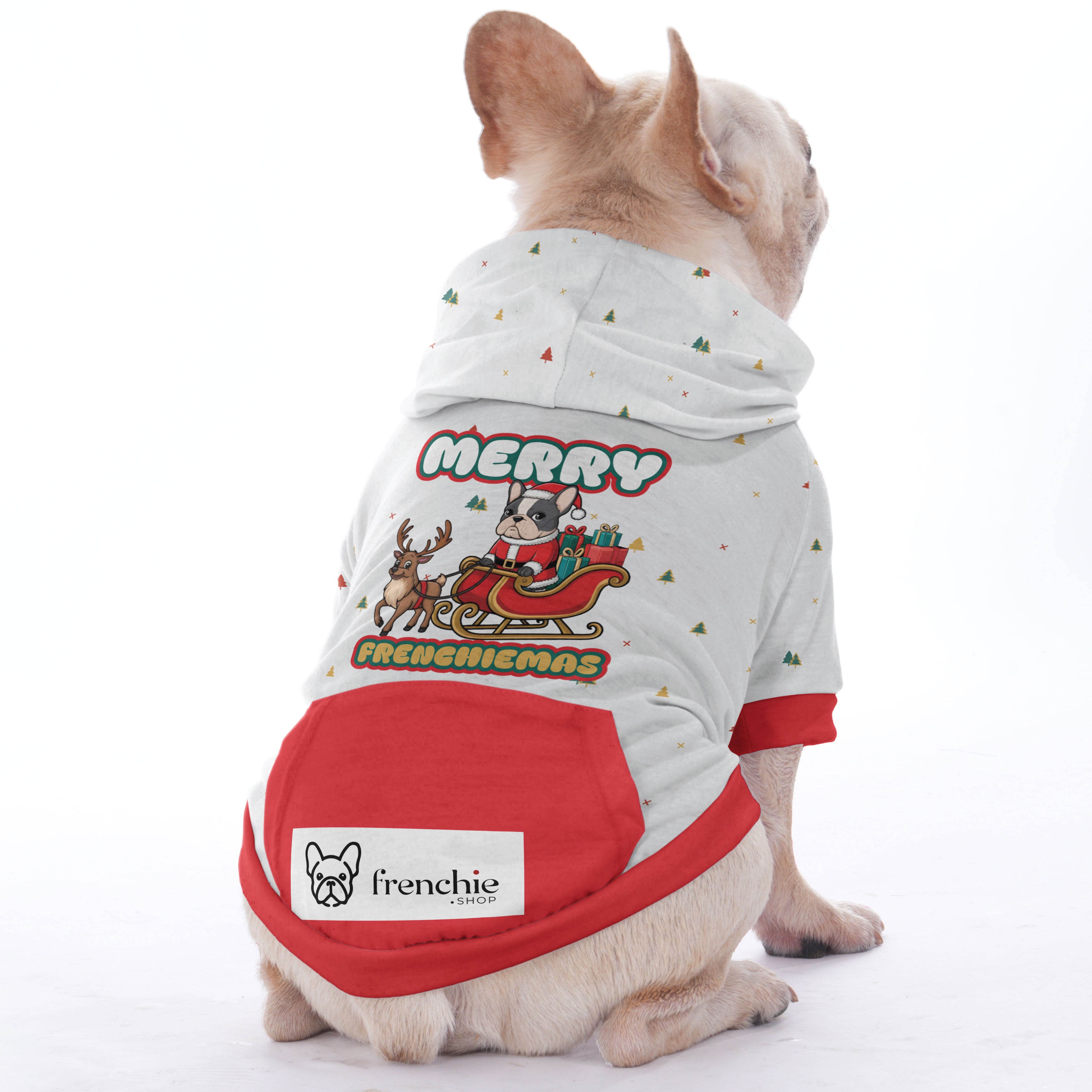 Soot French Bulldog Fleece Hoodie for Training Sessions-fadou