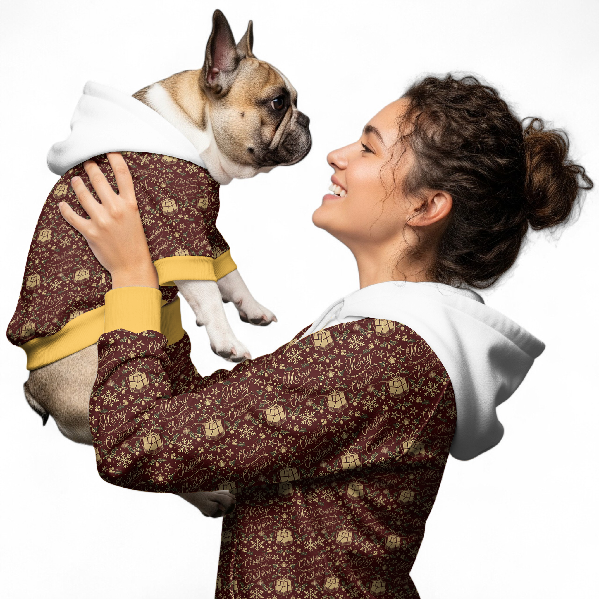 Zoey French Bulldog Cotton Sweatshirt for Dog Park Days-fadou
