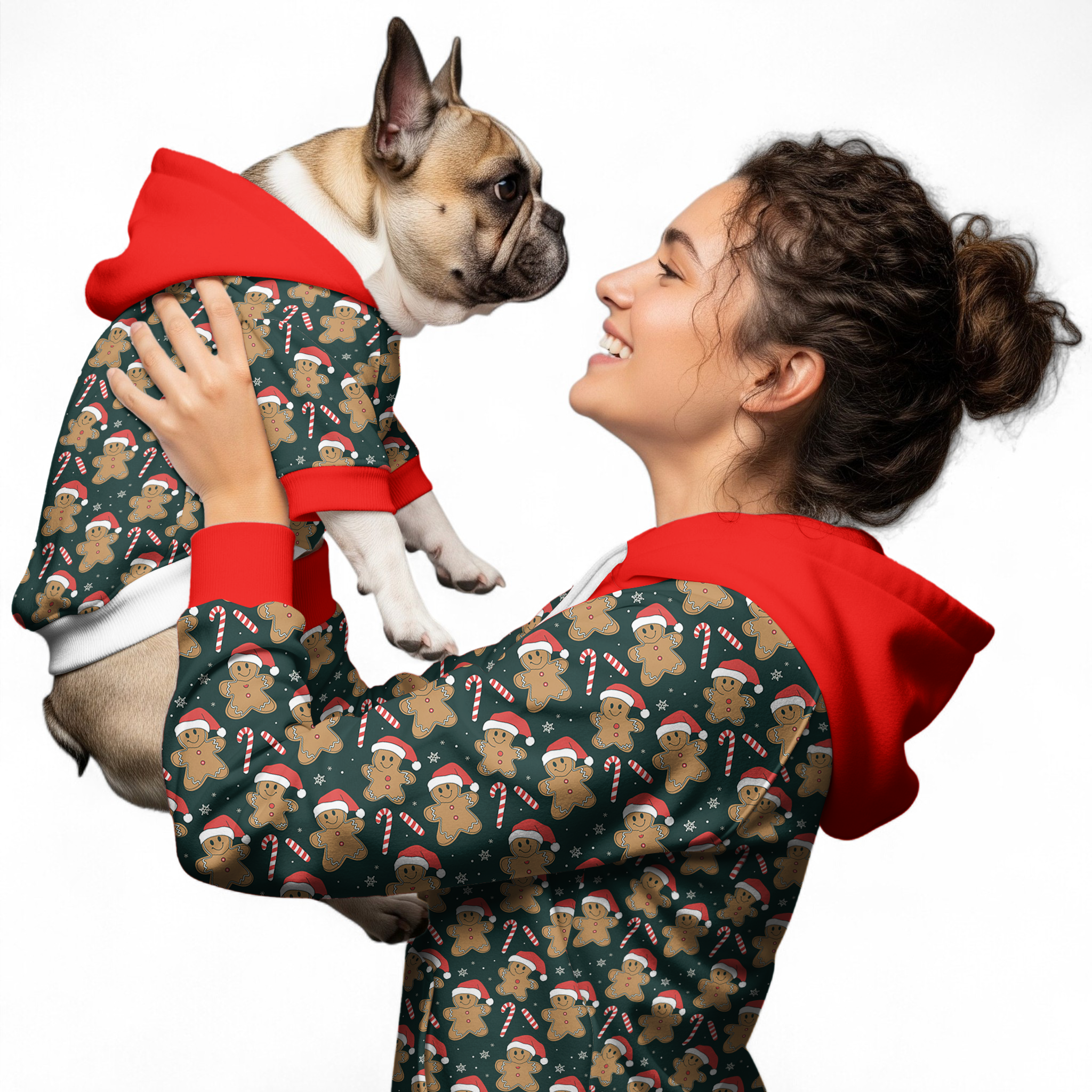 Chandler French Bulldog Fleece Hoodie for Frenchie Fans-fadou