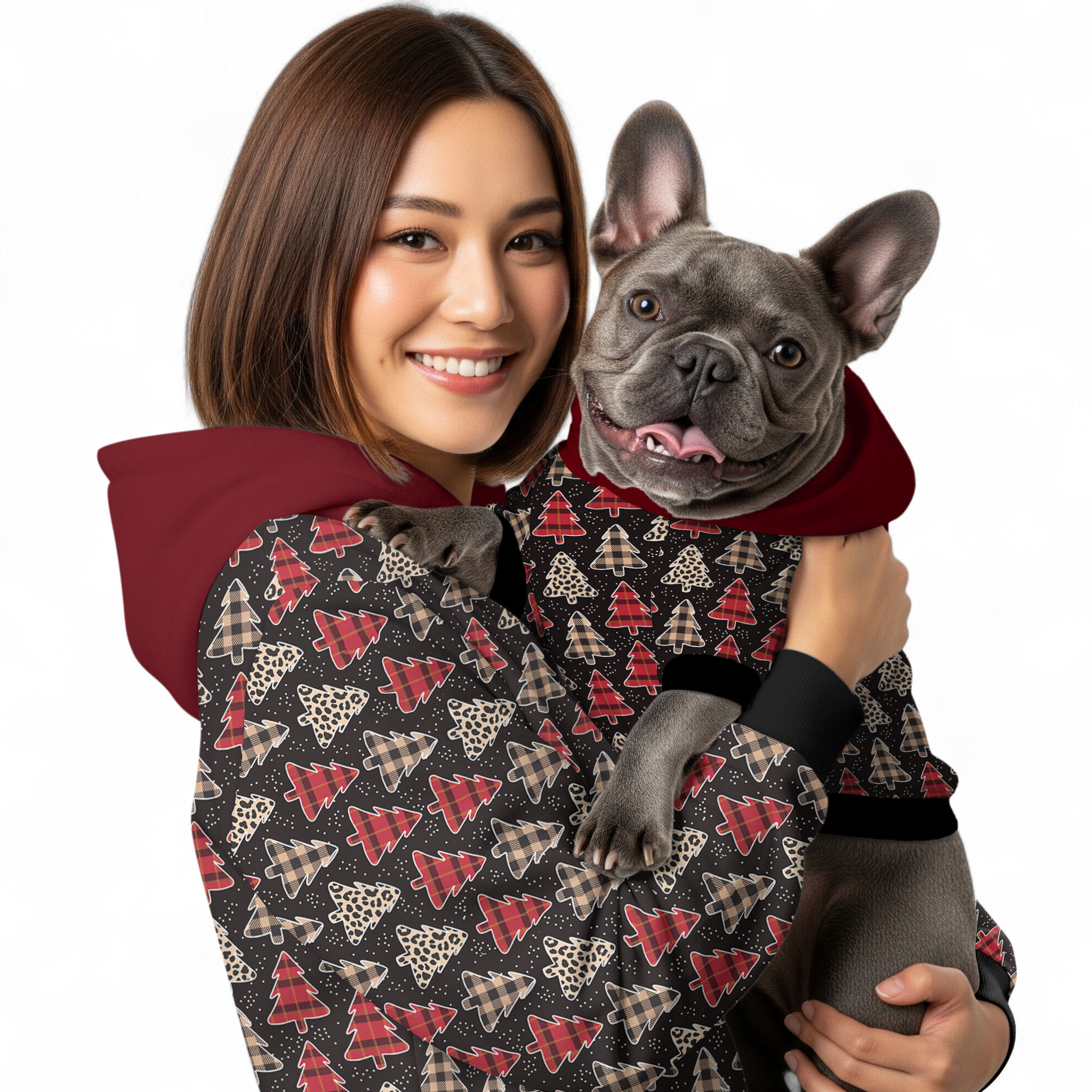 Max French Bulldog Cotton Sweatshirt for Dog Moms & Dads-fadou