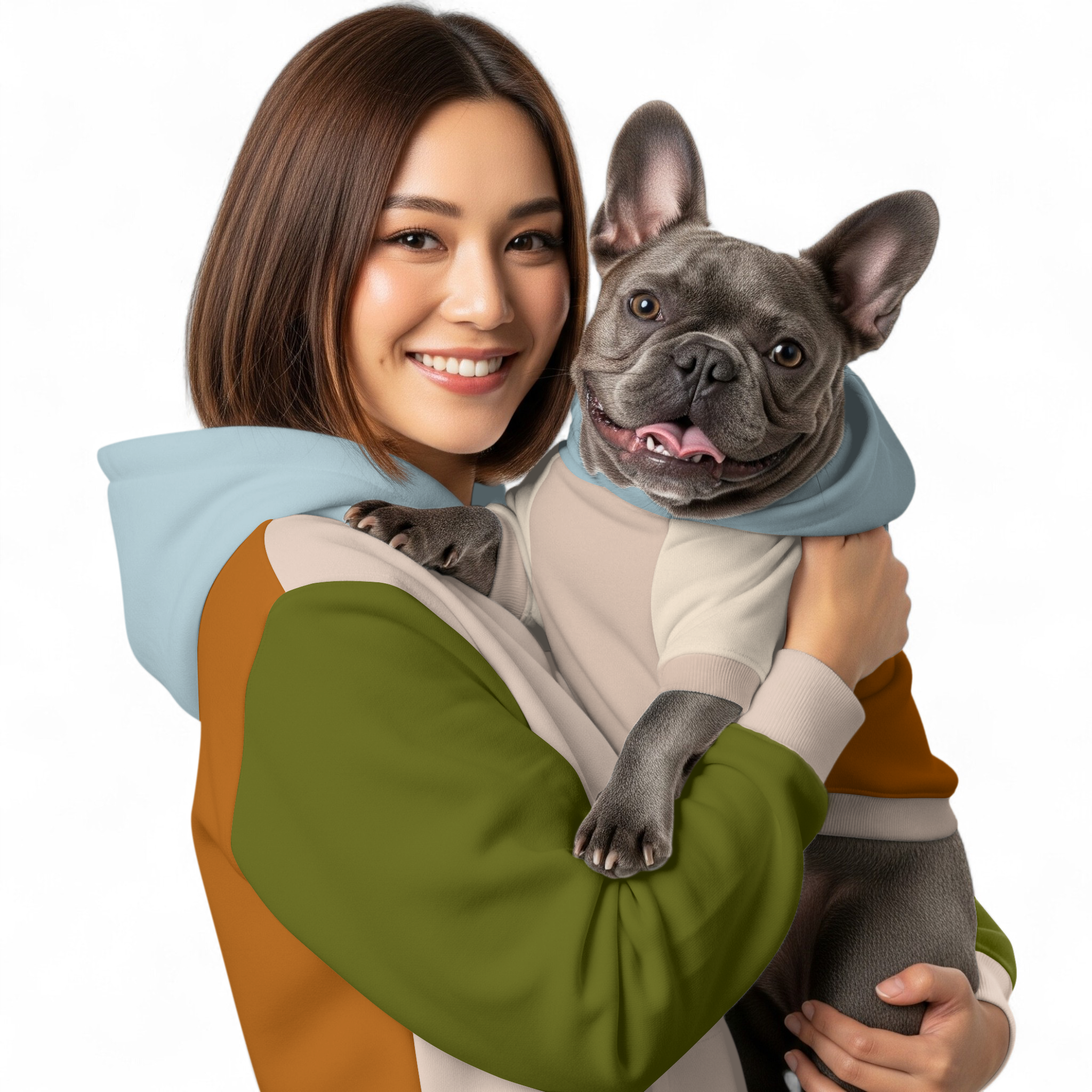 Ollie Frenchie Cotton Sweatshirt for Frenchie Enthusiasts-fadou