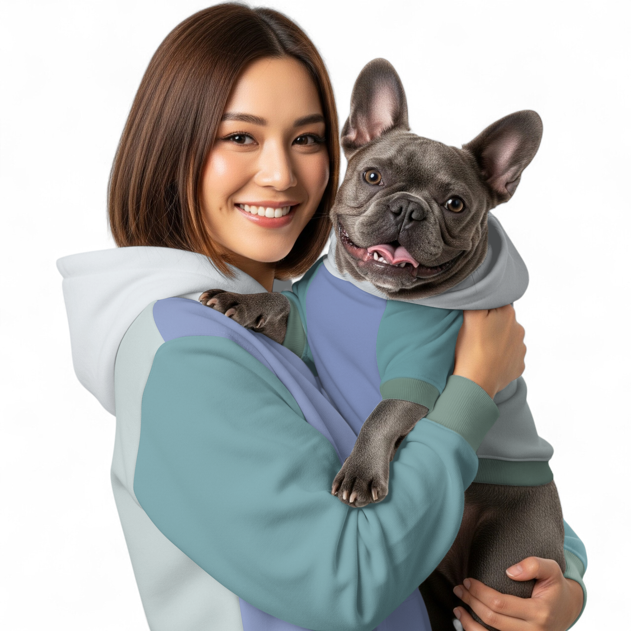 Ross French Bulldog Dog Mom Hoodie for Frenchie Enthusiasts-fadou