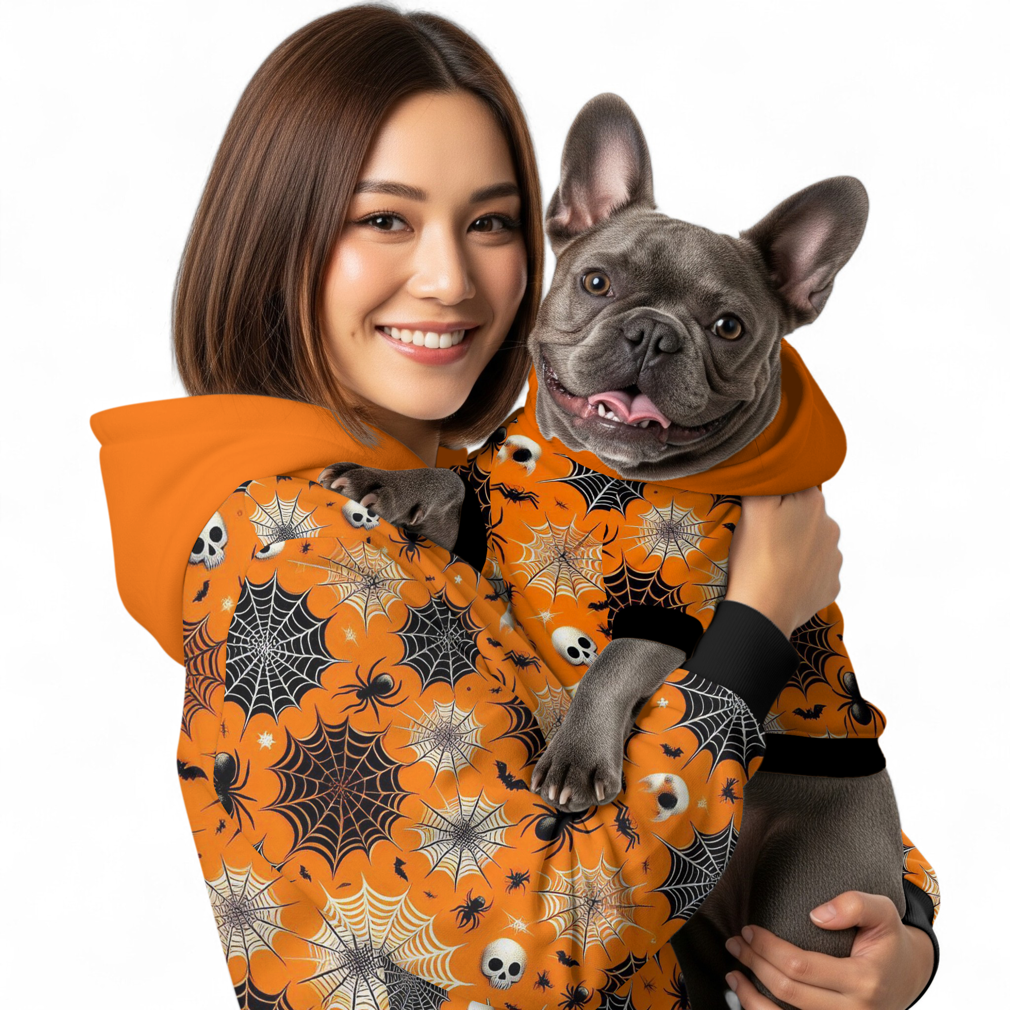 Winnie French Bulldog Dog Mom Hoodie for Dog Moms & Dads-fadou