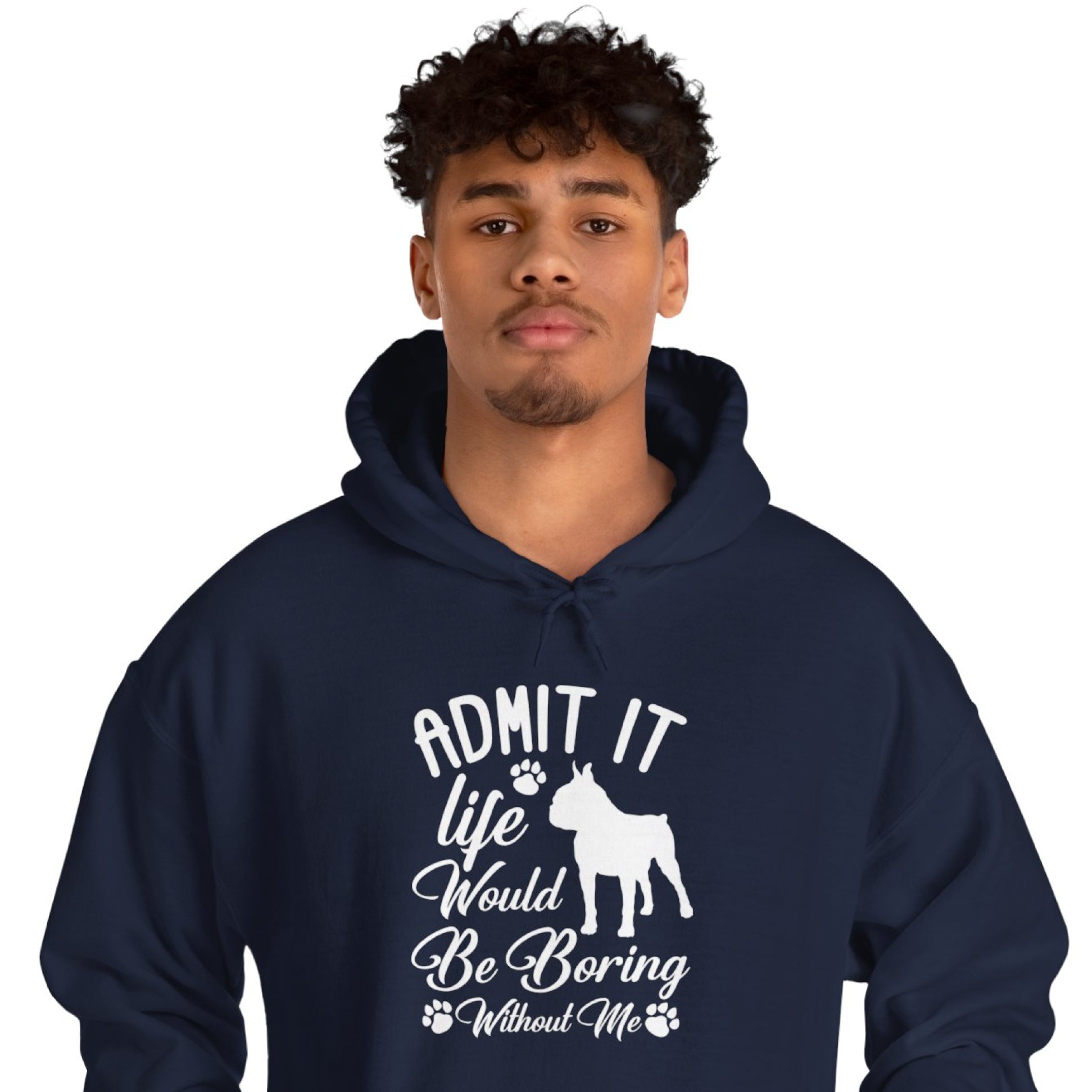 Jax French Bulldog Dog Mom Hoodie for Frenchie Enthusiasts-fadou
