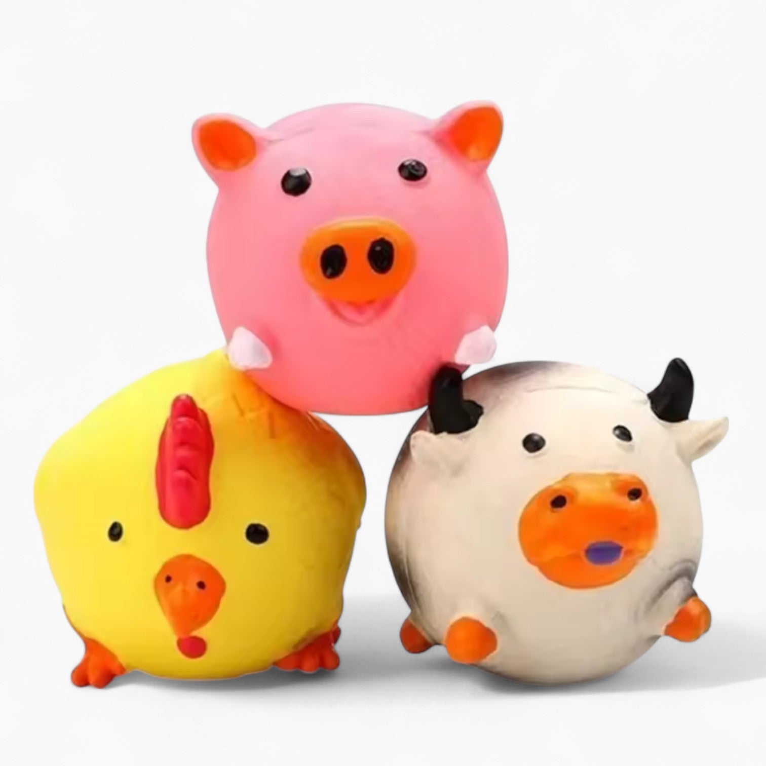 French Bulldog Squeaky Plush Play Toy for Brachycephalic Dogs-fadou