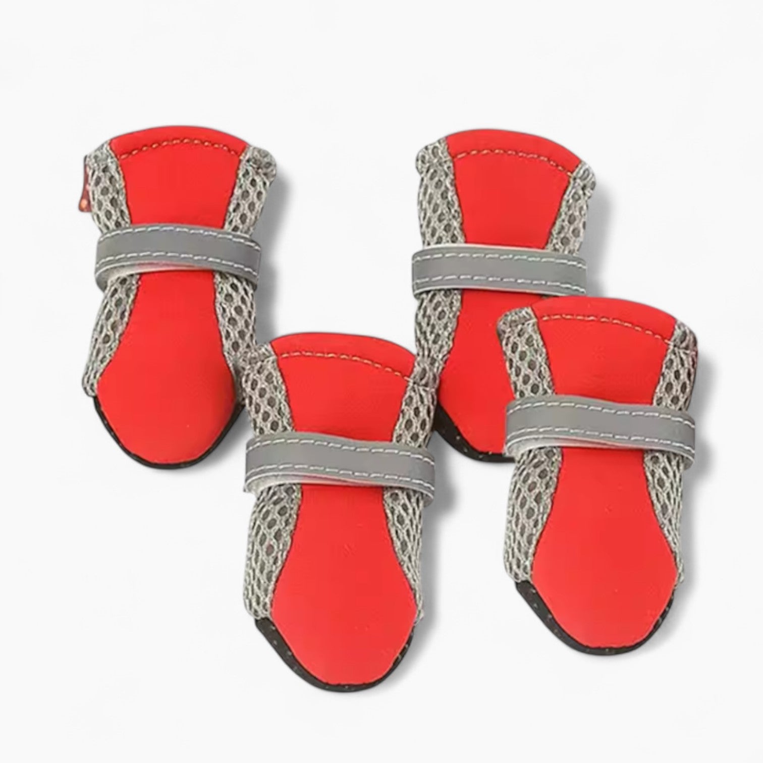 French Bulldog Breathable Leather Boots for Dog Park Days-fadou