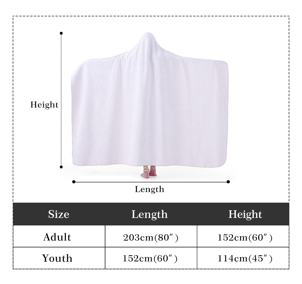 Lady Hooded Fleece Throw Blanket for Frenchie Enthusiasts-fadou