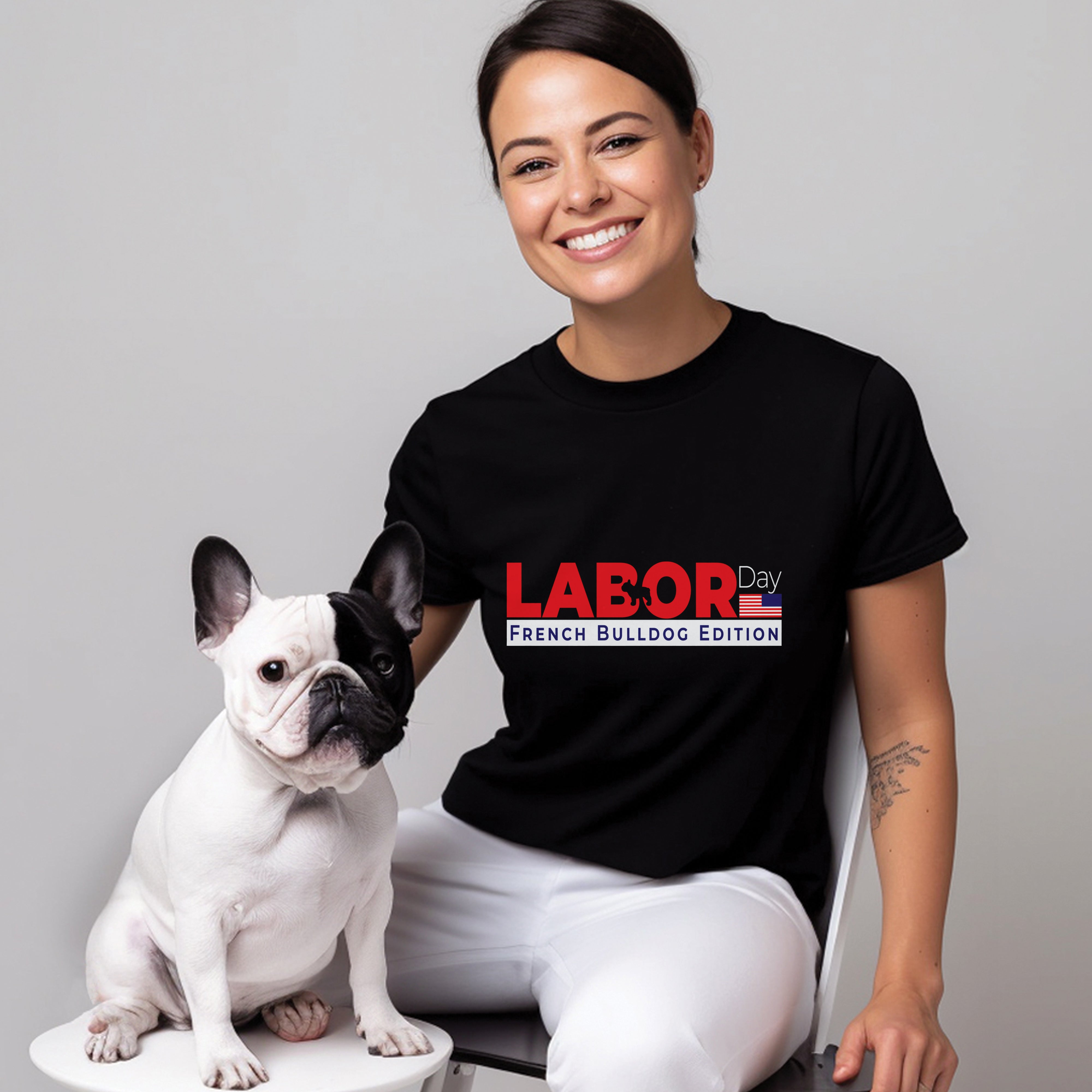 Labor French Bulldog Unisex Shirt for Frenchie Enthusiasts-fadou