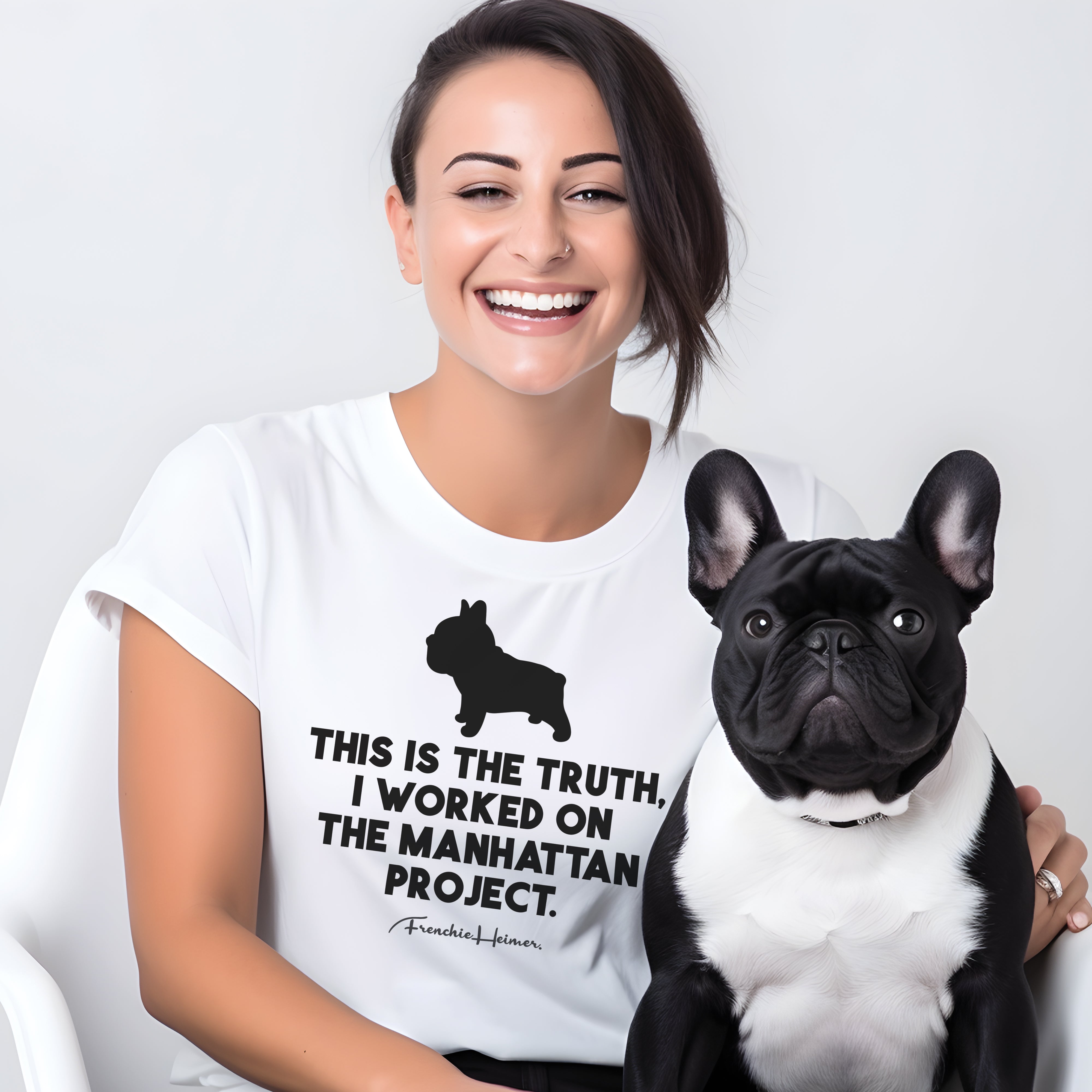 A Frenchie's Role in History - Unisex T-Shirt for Frenchie Fans-fadou