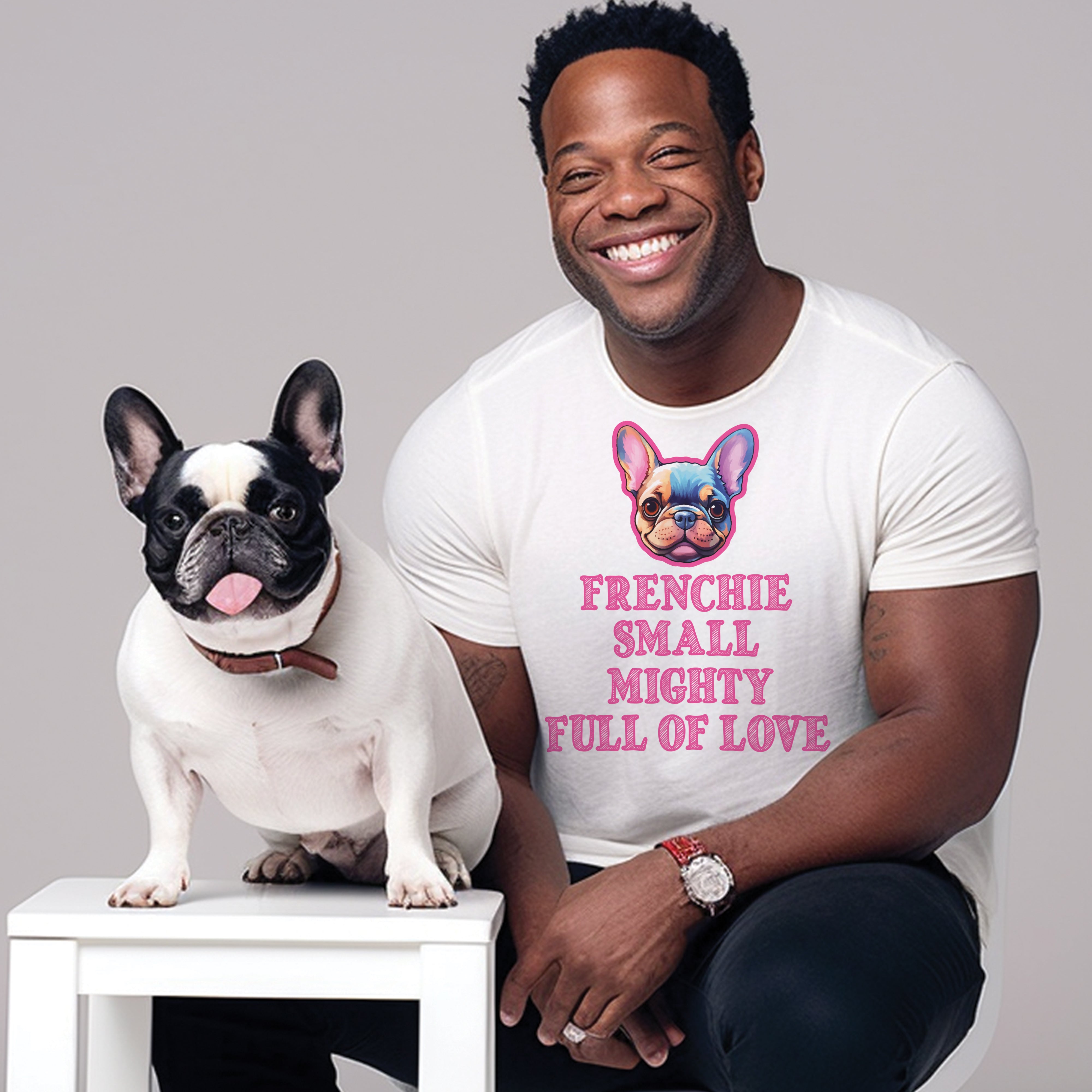 Beautiful Frenchie - Unisex T-Shirt for Dog Moms & Dads-fadou