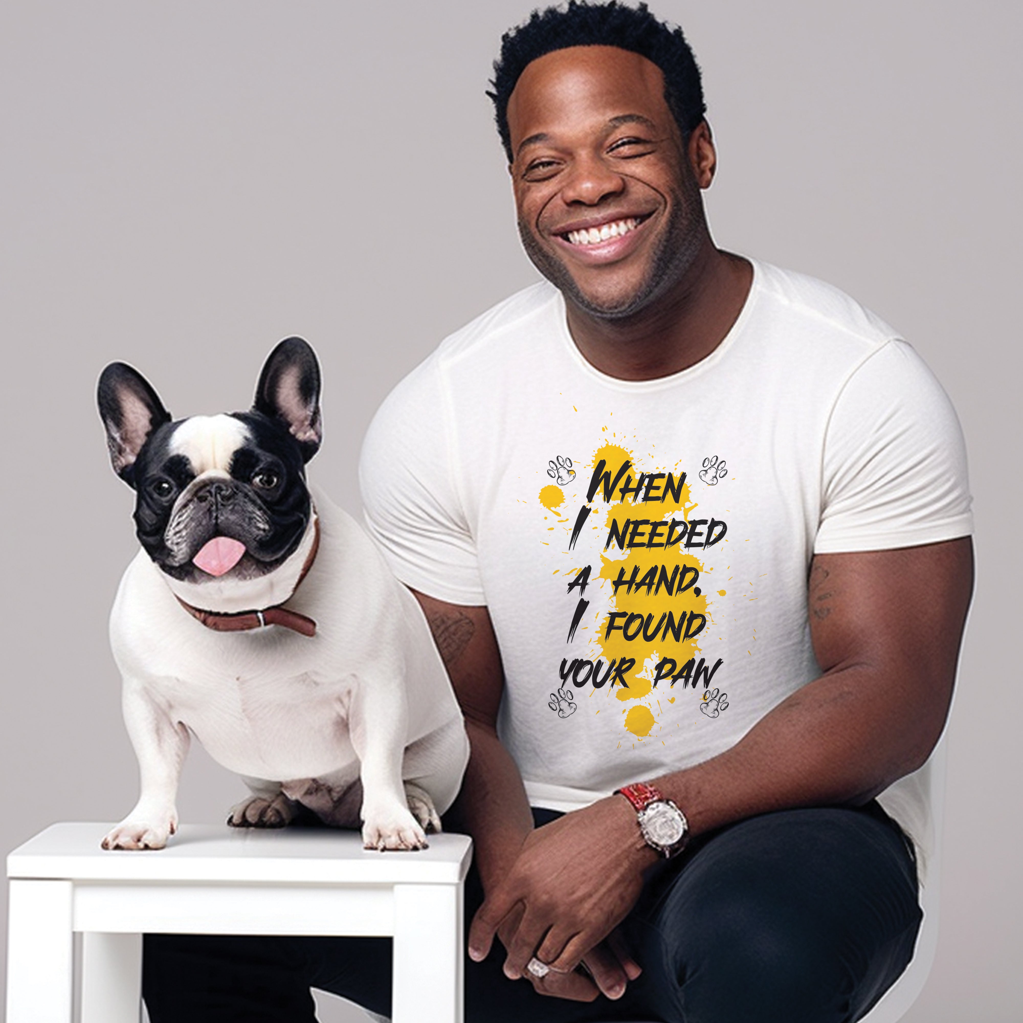 Frenchie Chic Delight - Unisex T-Shirt for Dog Park Days-fadou