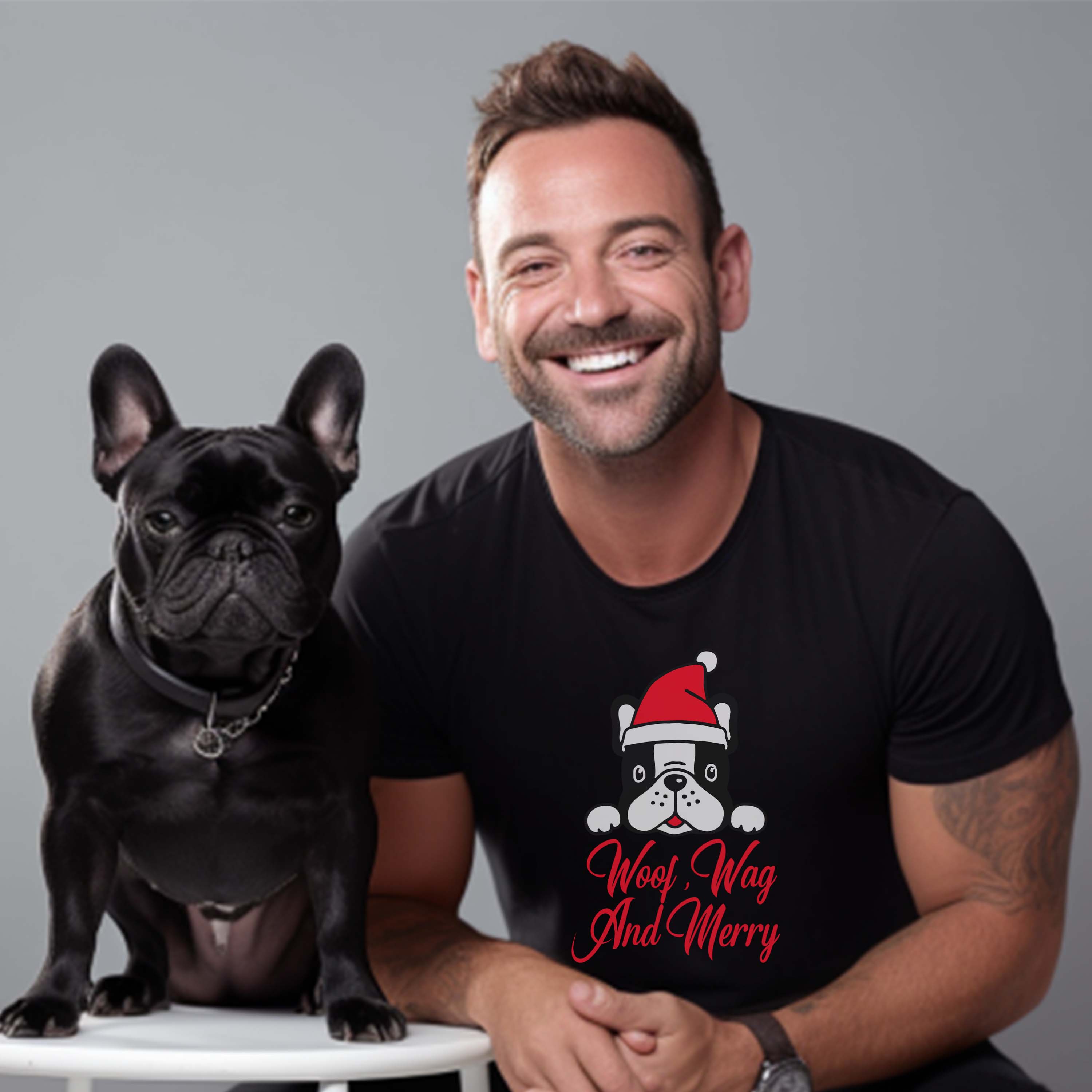 Ideal Festive Gift - Unisex T-Shirt for Dog Lovers and Owners-fadou