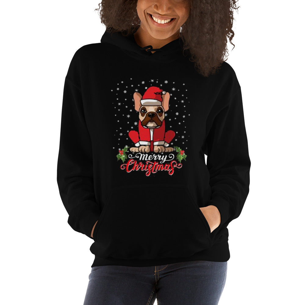 French Bulldog Christmas Cotton Sweatshirt for Bulldog Owners-fadou
