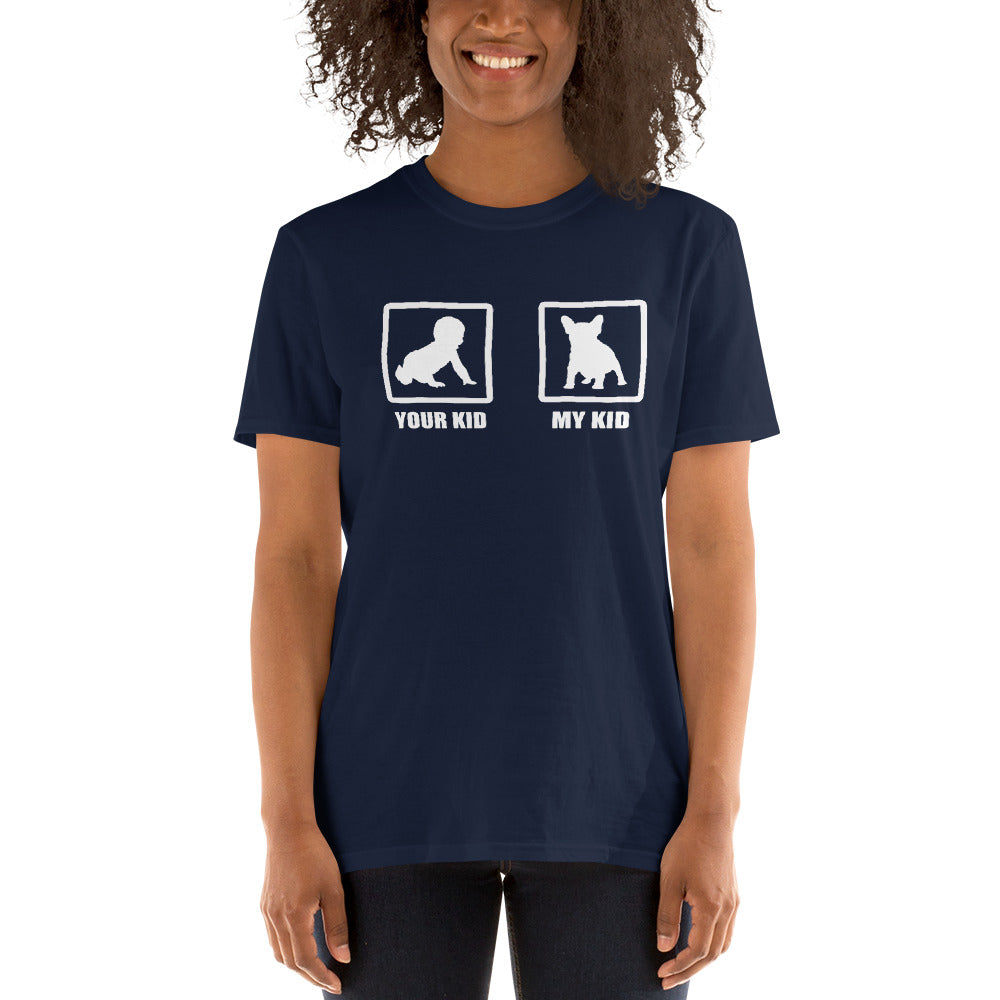 Olive T-Shirt for French Bulldog Owners and Fans for Frenchies-fadou