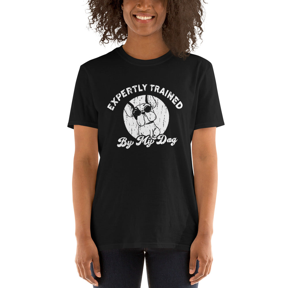 Henry French Bulldog Graphic Tee for Frenchie Enthusiasts-fadou
