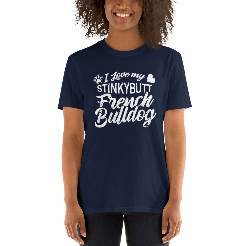 Oscar French Bulldog Dog Lover Tee for Frenchie Enthusiasts-fadou