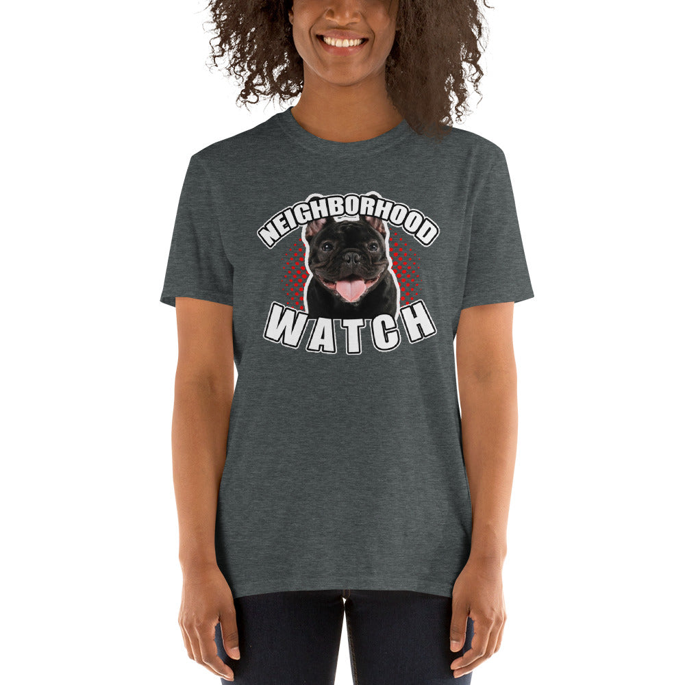 Rocky French Bulldog Dog Lover Tee for Frenchie Enthusiasts-fadou
