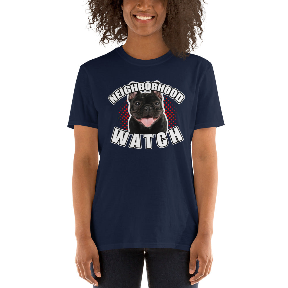 Rocky French Bulldog Dog Lover Tee for Frenchie Enthusiasts-fadou