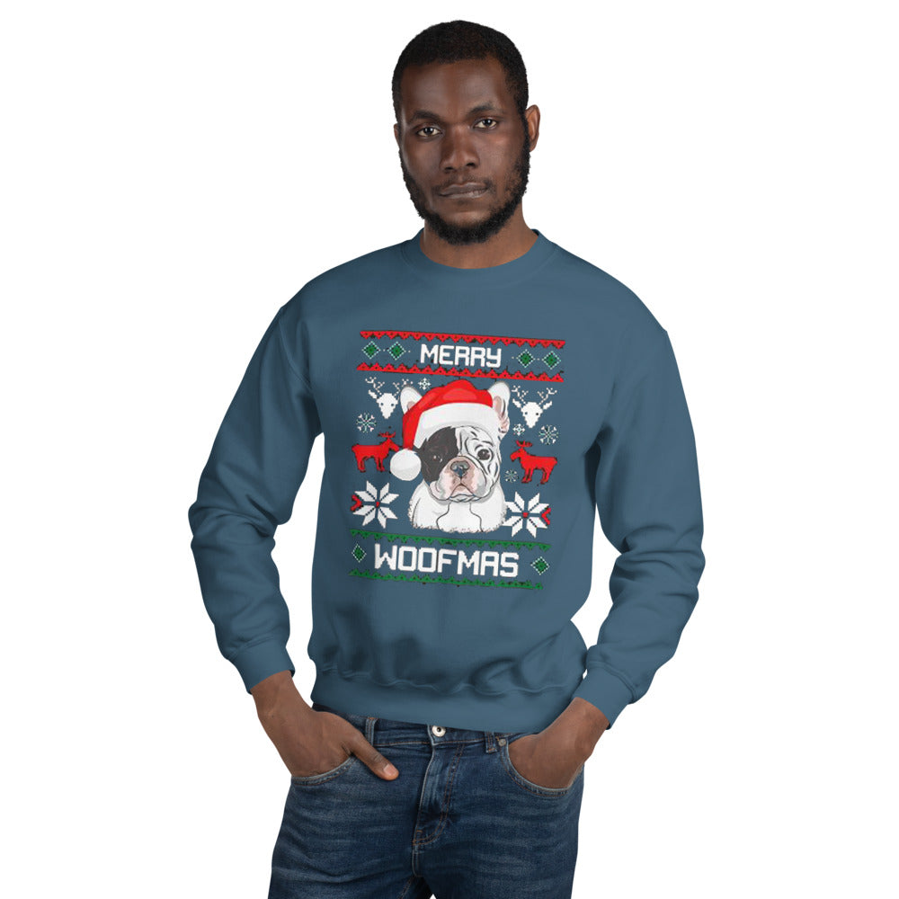 Merry French Bulldog Dog Mom Hoodie for Dog Moms & Dads-fadou