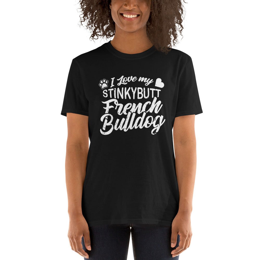 Oscar French Bulldog Dog Lover Tee for Frenchie Enthusiasts-fadou