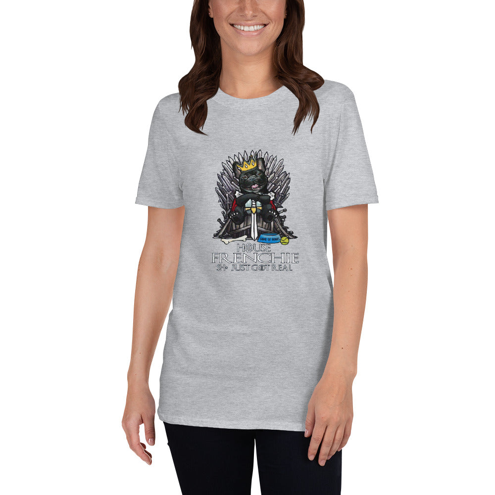 House French Bulldog Dog Lover Tee for Frenchie Enthusiasts-fadou