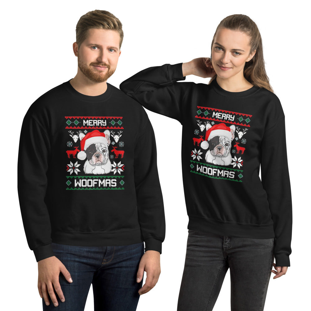 Merry French Bulldog Dog Mom Hoodie for Dog Moms & Dads-fadou