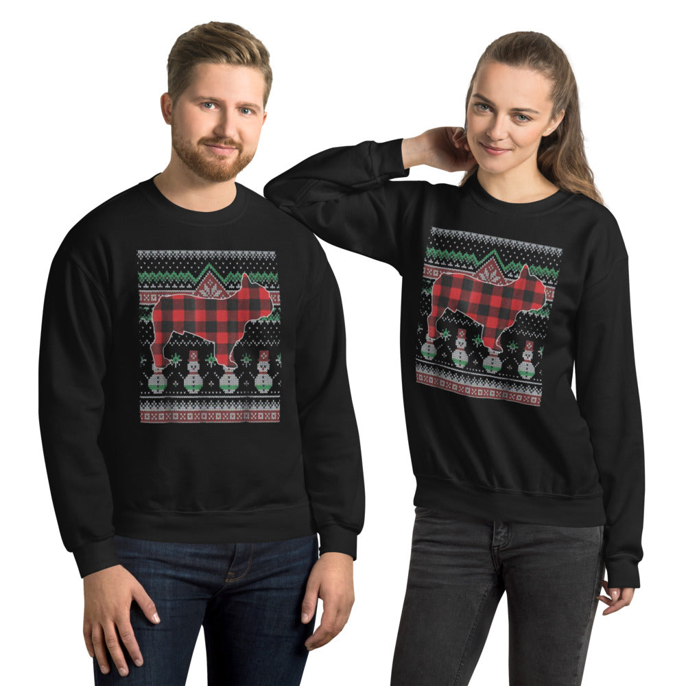Frenchie Christmas Pet Parent Pullover for Dog Moms & Dads-fadou