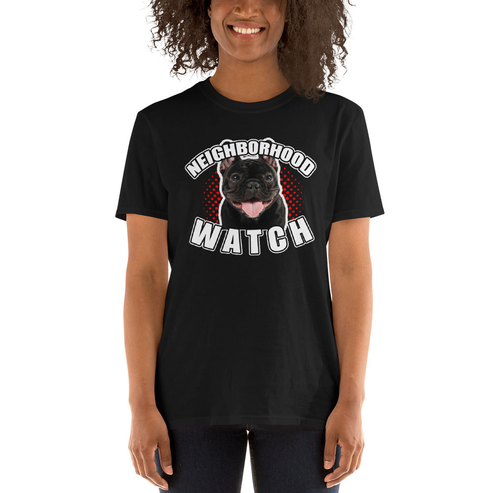 Rocky French Bulldog Dog Lover Tee for Frenchie Enthusiasts-fadou