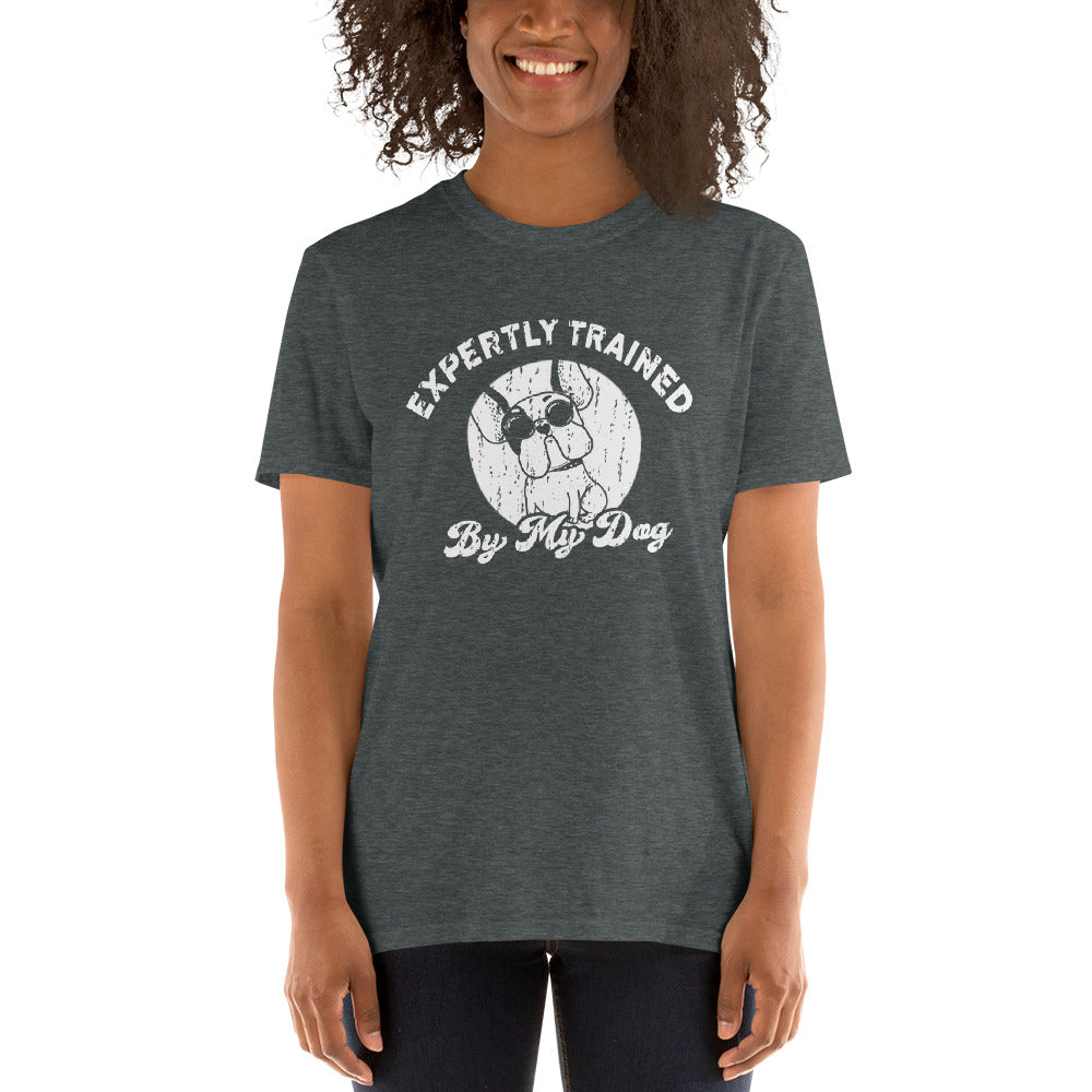 Henry French Bulldog Graphic Tee for Frenchie Enthusiasts-fadou