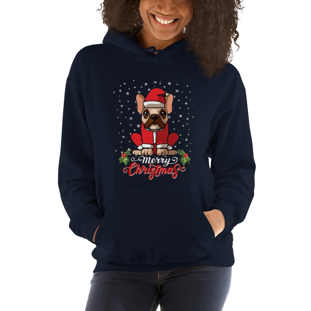 French Bulldog Christmas Cotton Sweatshirt for Bulldog Owners-fadou
