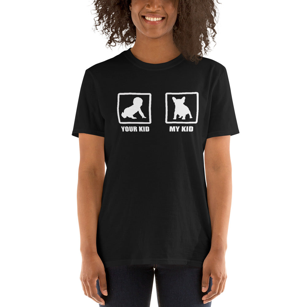 Olive T-Shirt for French Bulldog Owners and Fans for Frenchies-fadou