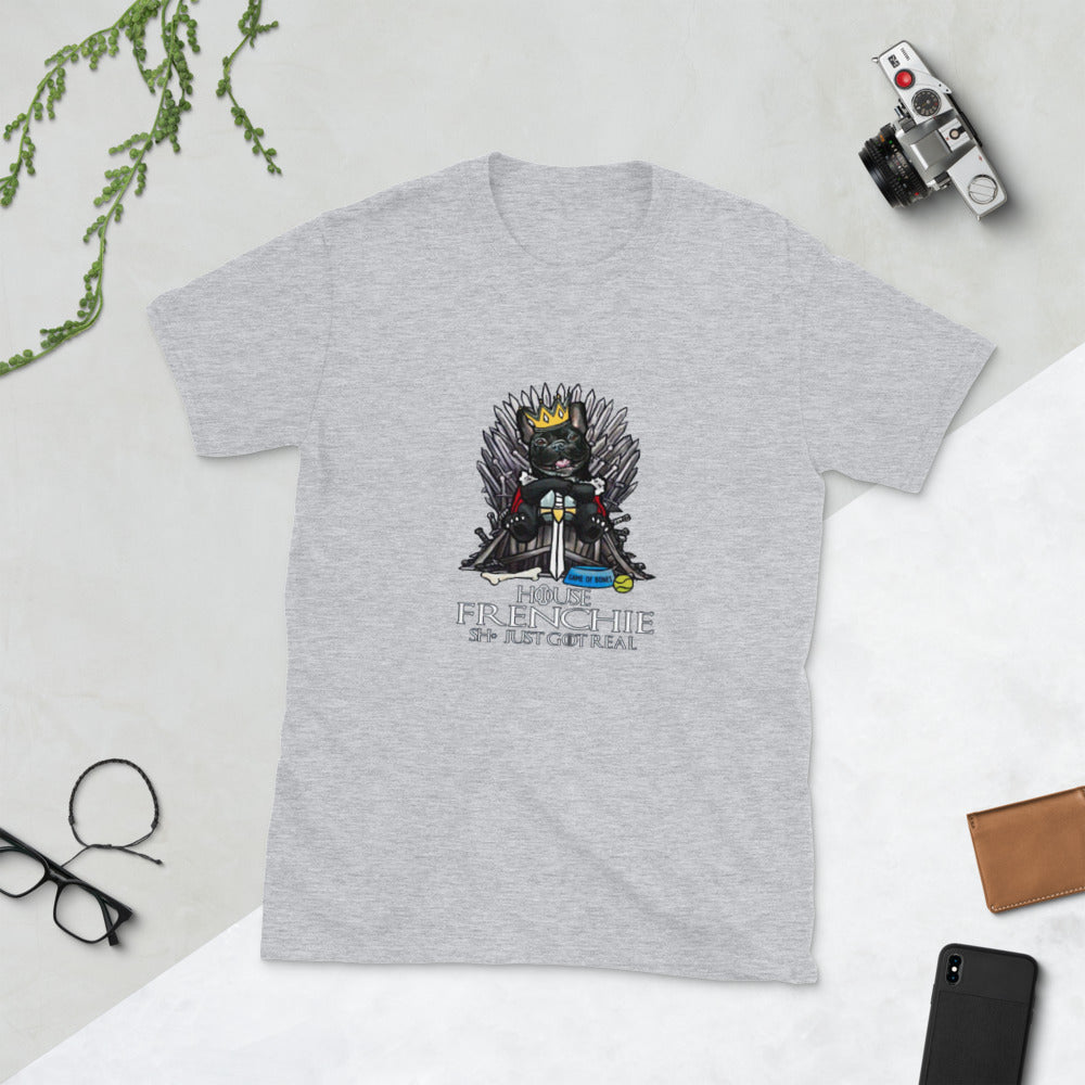 House French Bulldog Dog Lover Tee for Frenchie Enthusiasts-fadou