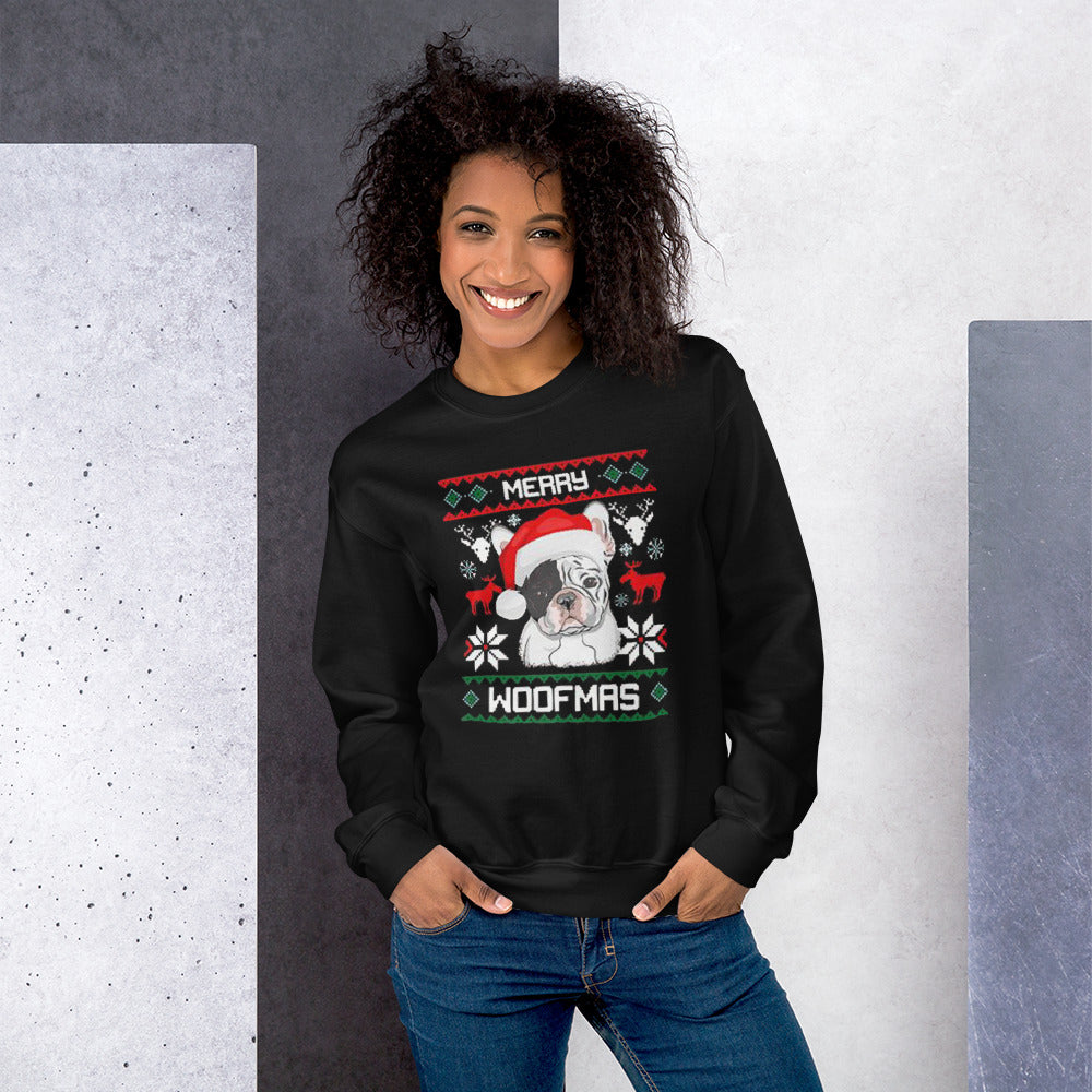 Merry French Bulldog Dog Mom Hoodie for Dog Moms & Dads-fadou