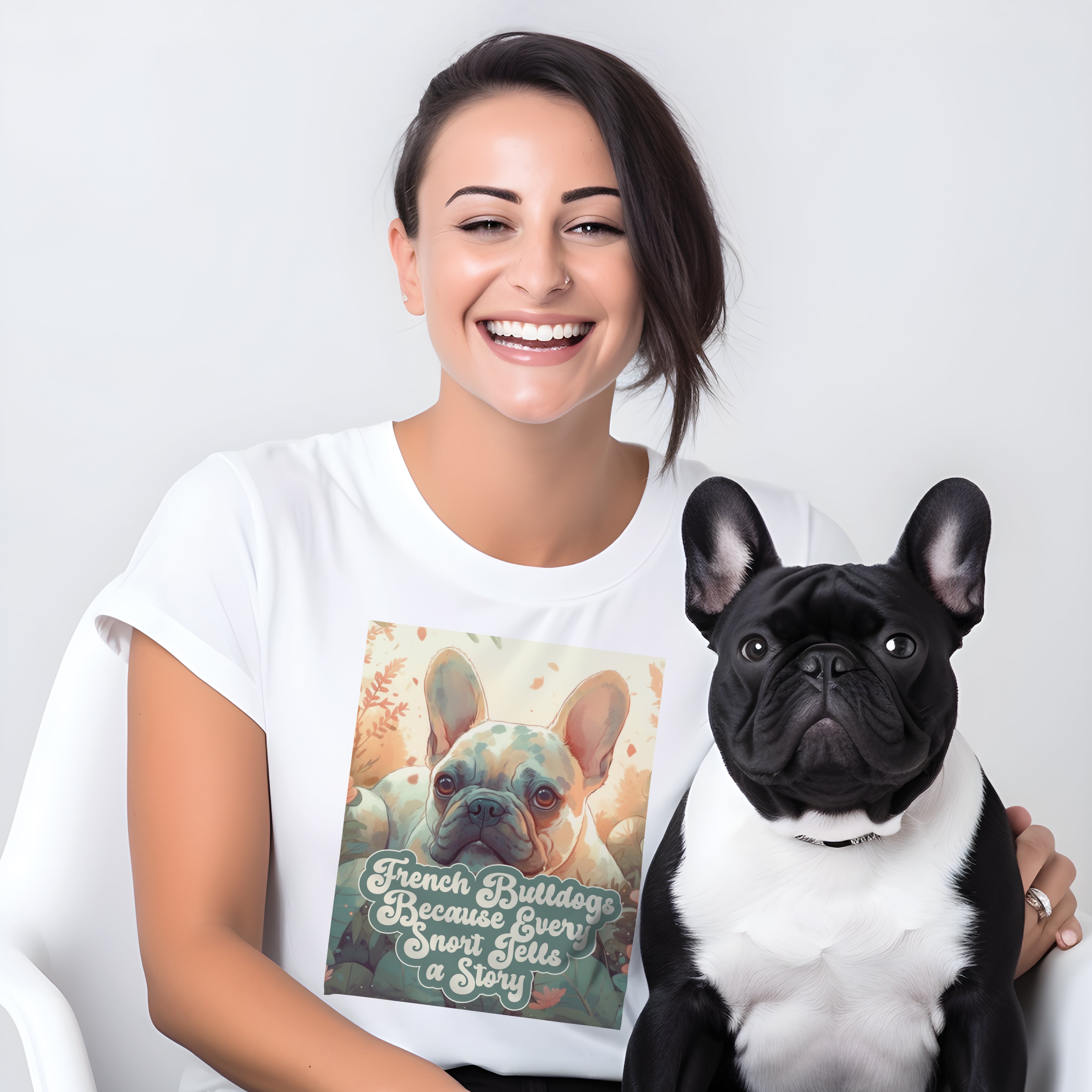 French Bulldog's Snort - Unisex T-Shirt for Frenchie Fans-fadou