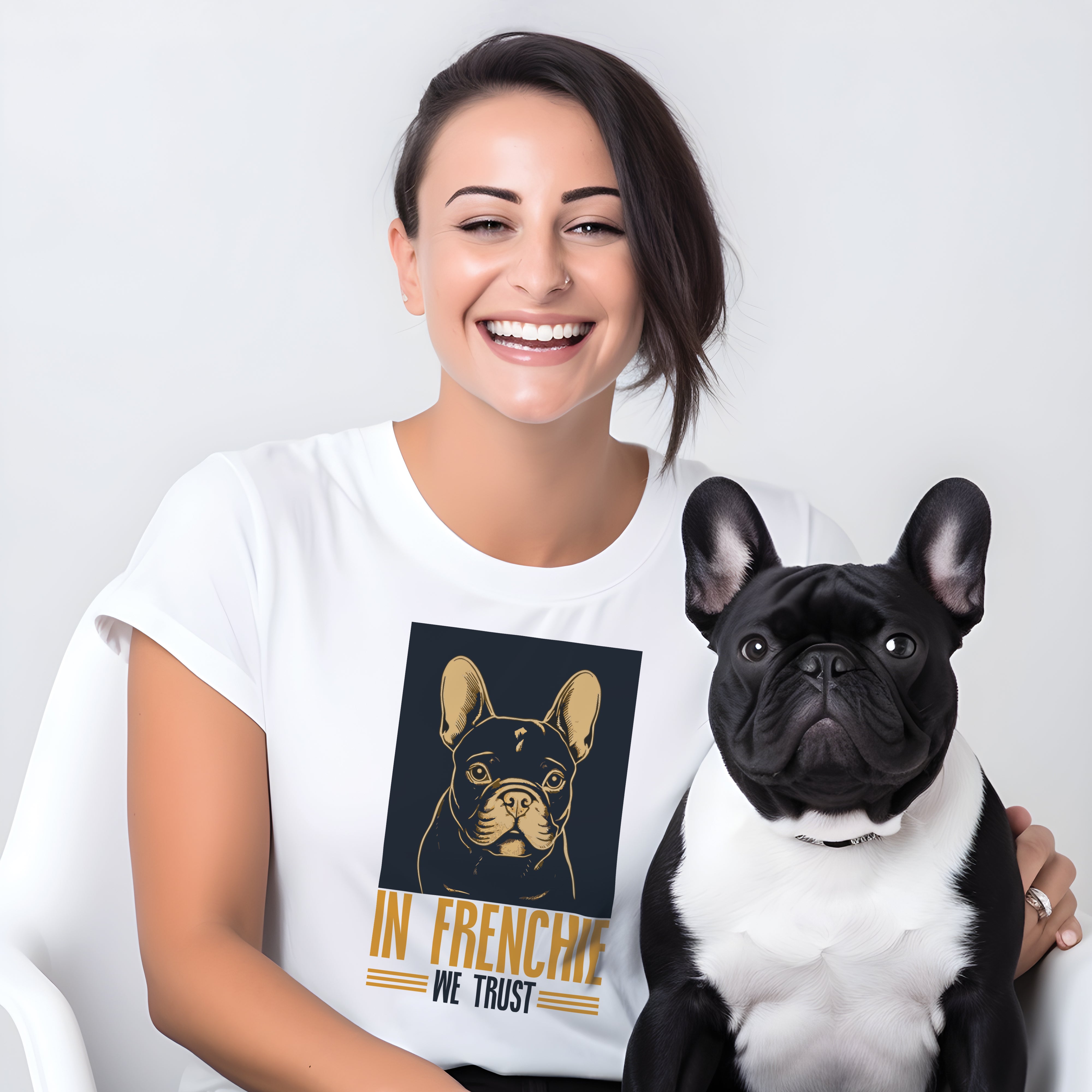 French Bulldog Elegance - Unisex T-Shirt for Bulldog Owners-fadou