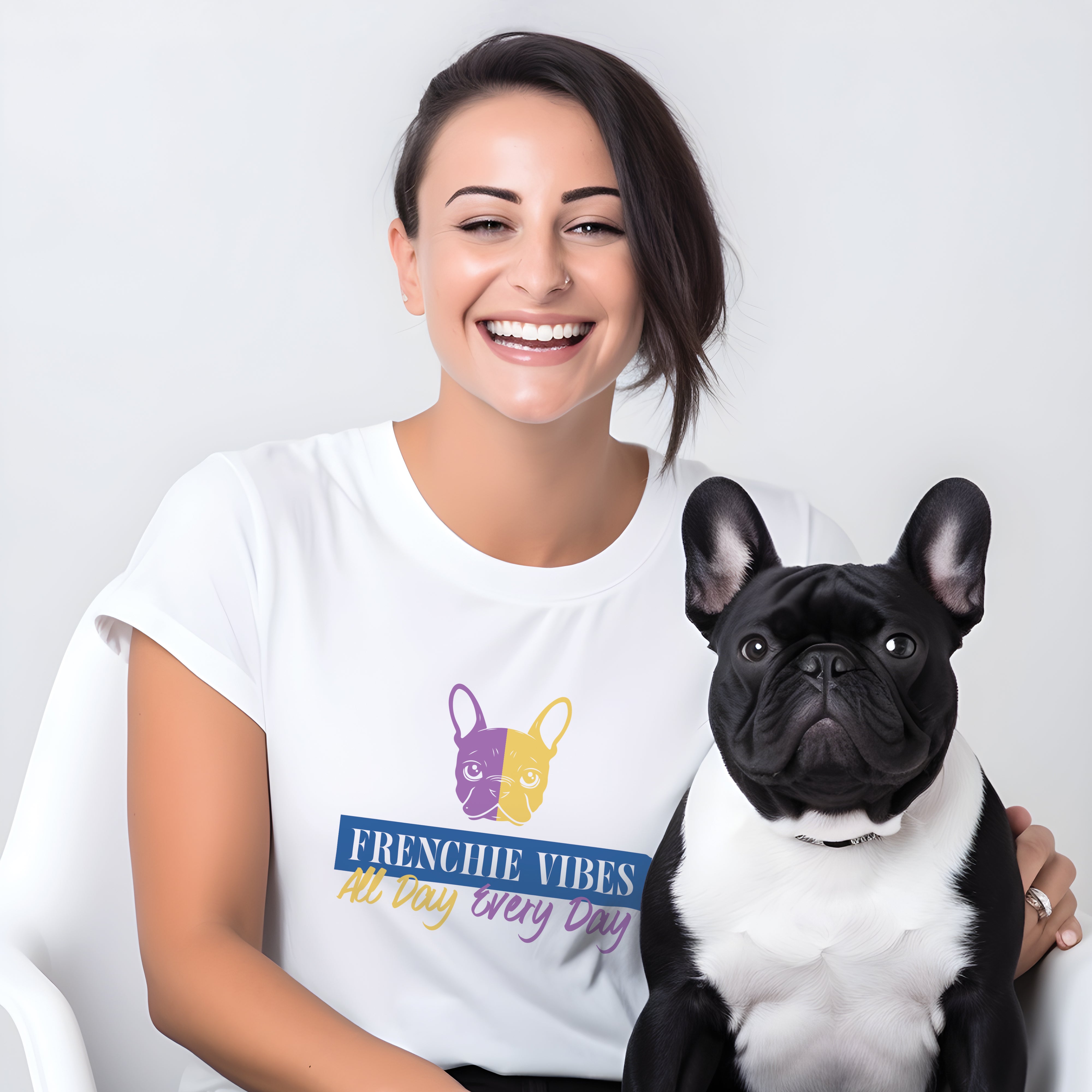 French Bulldog Fan - Unisex T-Shirt for Dog Moms & Dads-fadou