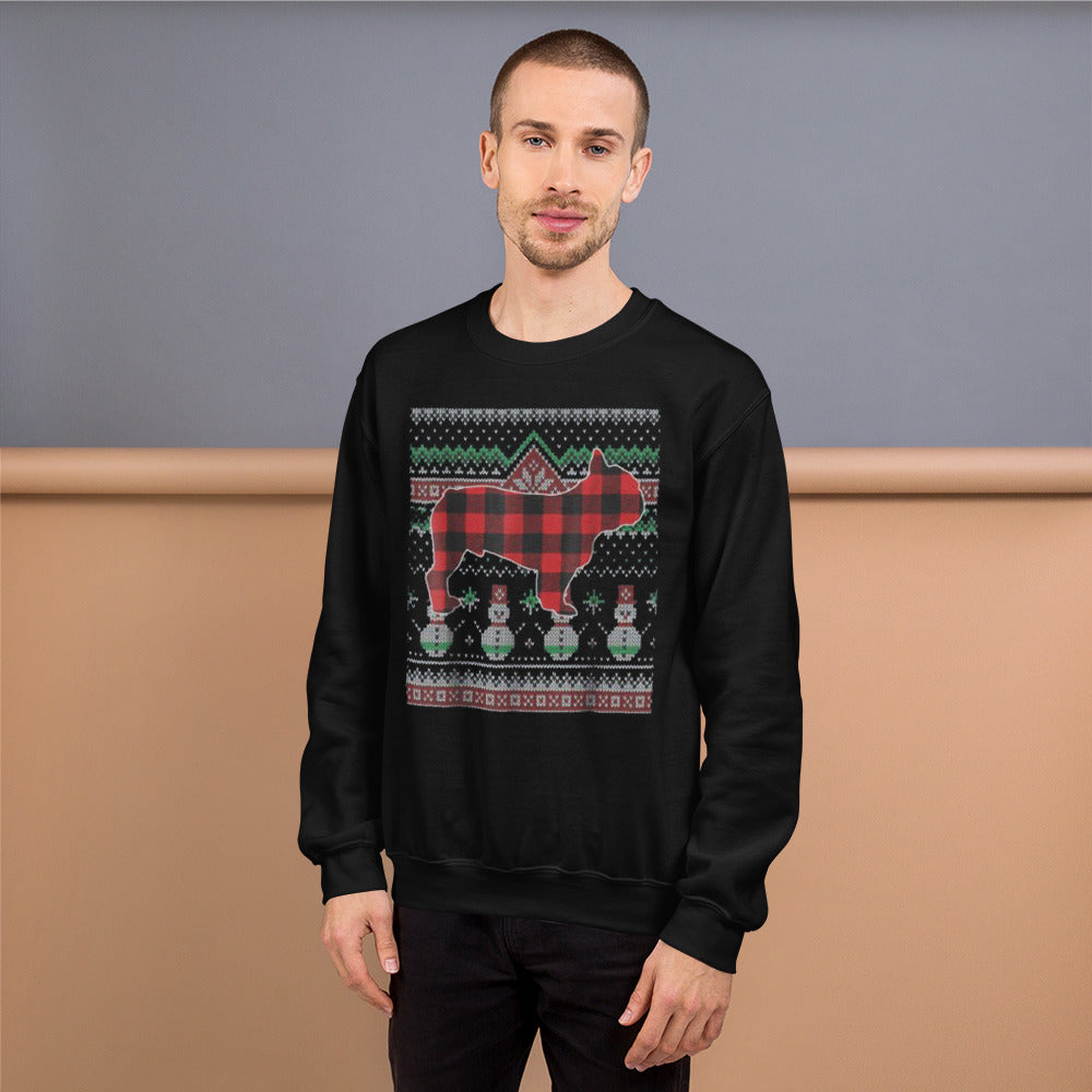 Frenchie Christmas Pet Parent Pullover for Dog Moms & Dads-fadou
